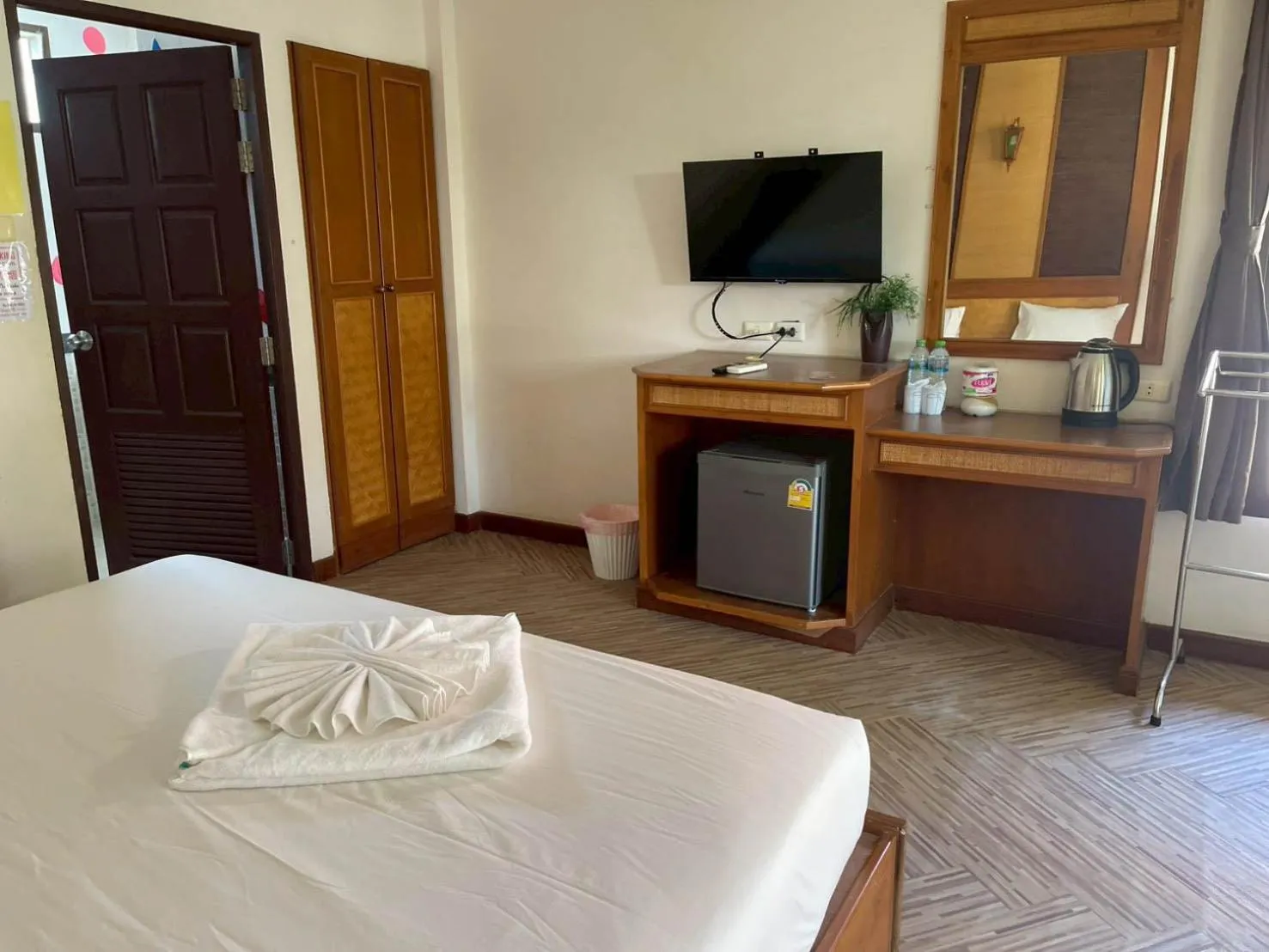 Bed in Kaibae Hut Resort