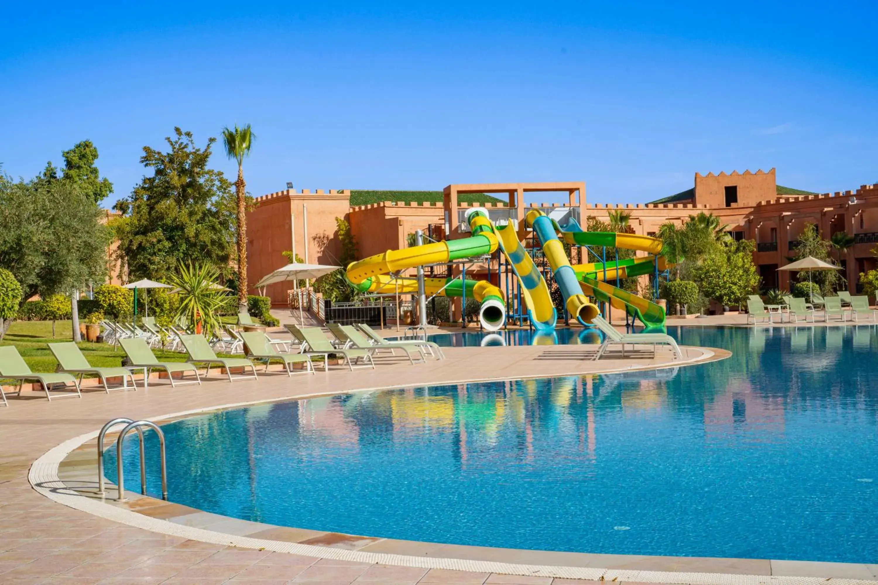 Pool view in Mogador Aqua Fun & Spa Pool view in Mogador Aqua Fun & Spa