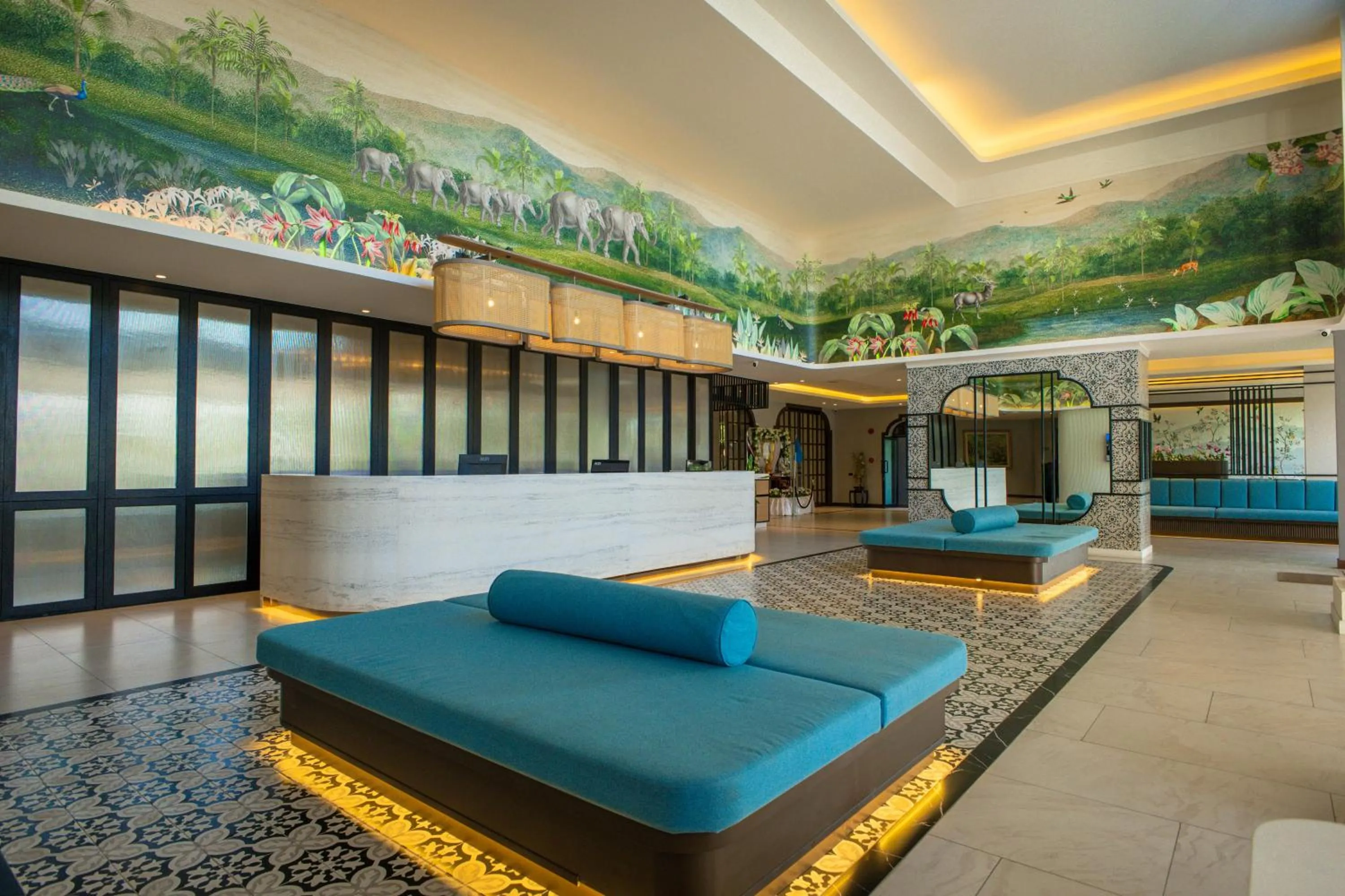 Lobby or reception in Peach Hill Resort - SHA Extra Plus