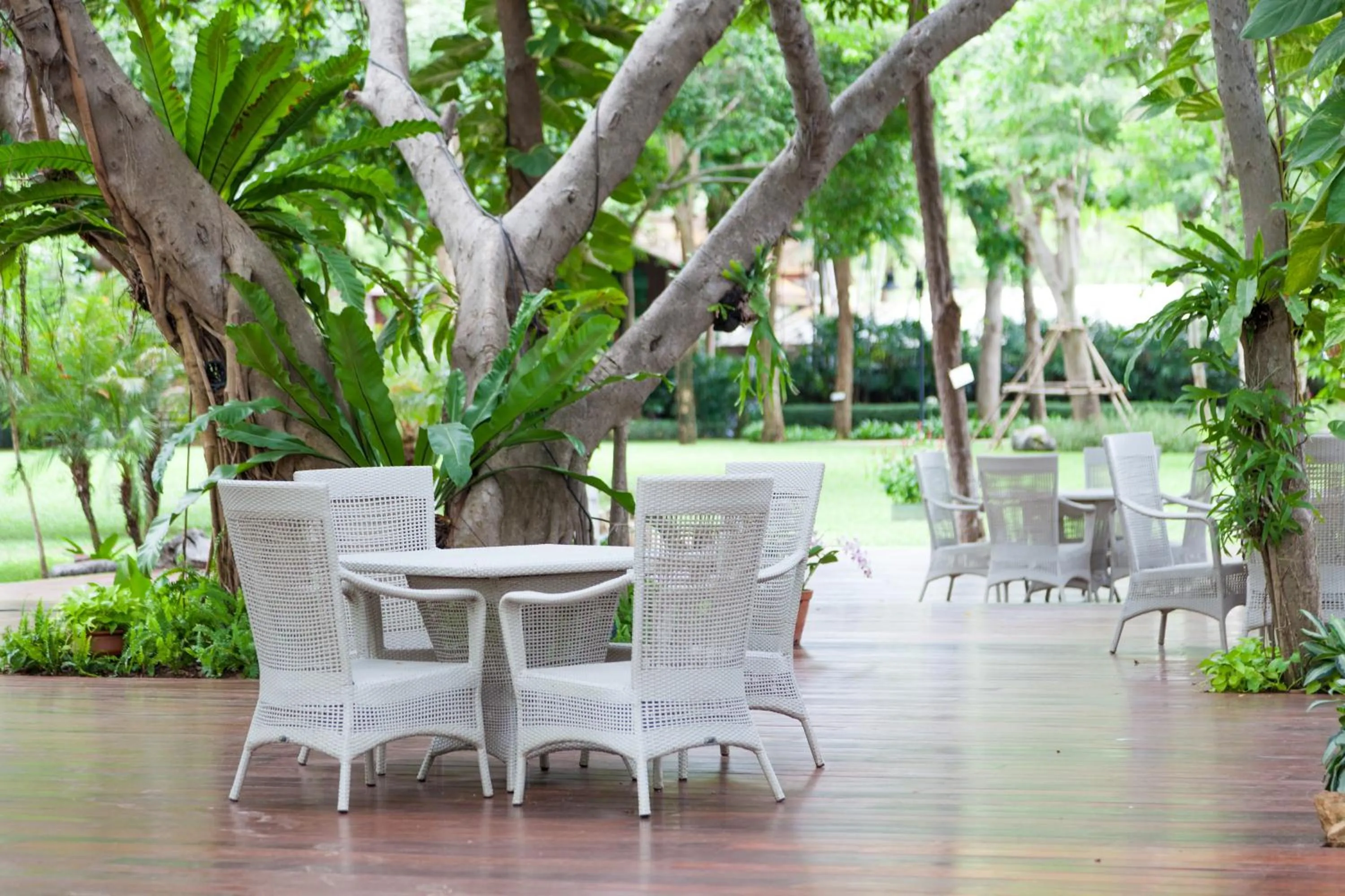 Garden in Raya Resort Beach front - The Most Green Resort in Cha-am
