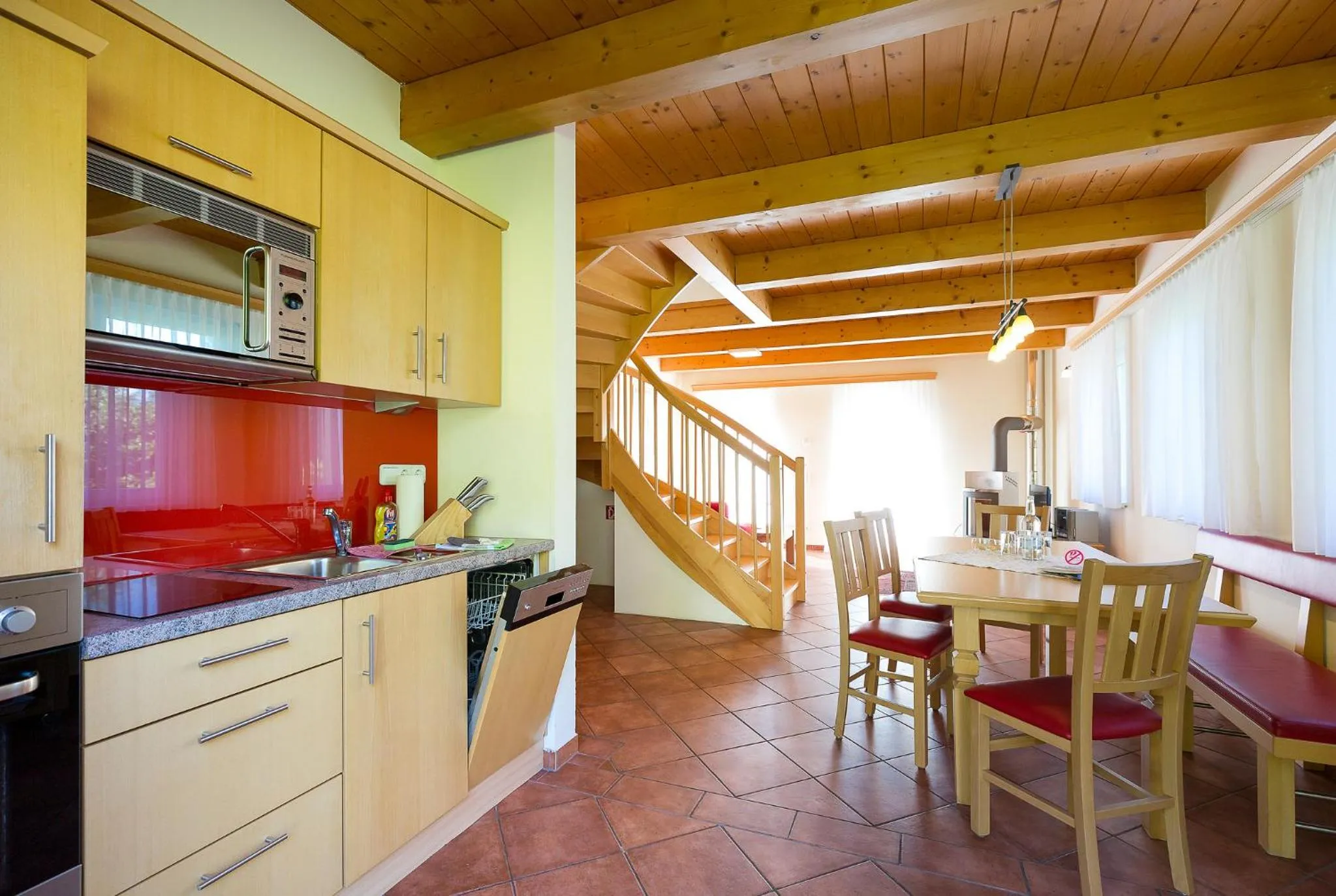 Kitchen or kitchenette in Villa Marienhof