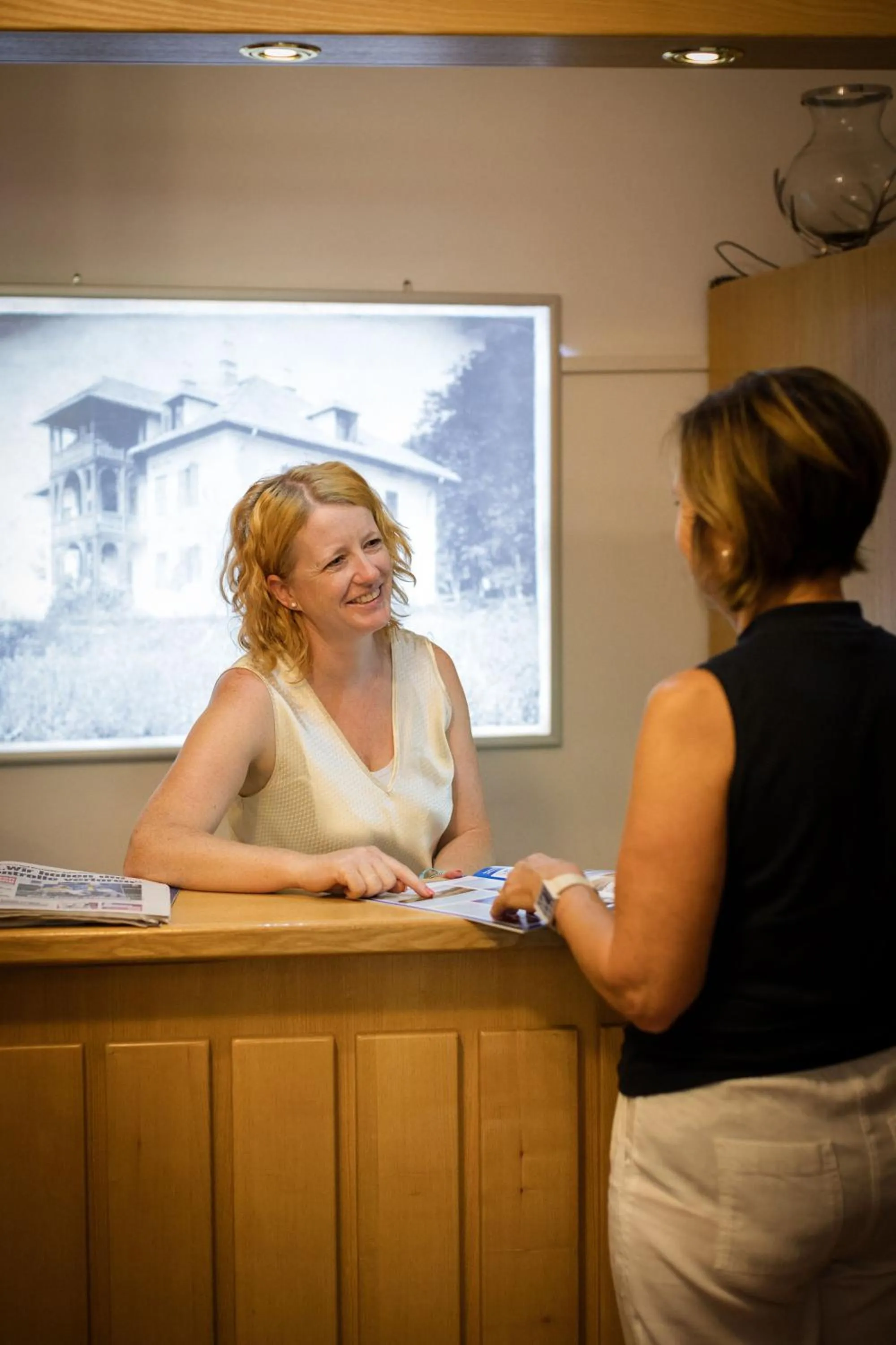 Lobby or reception in Villa Marienhof