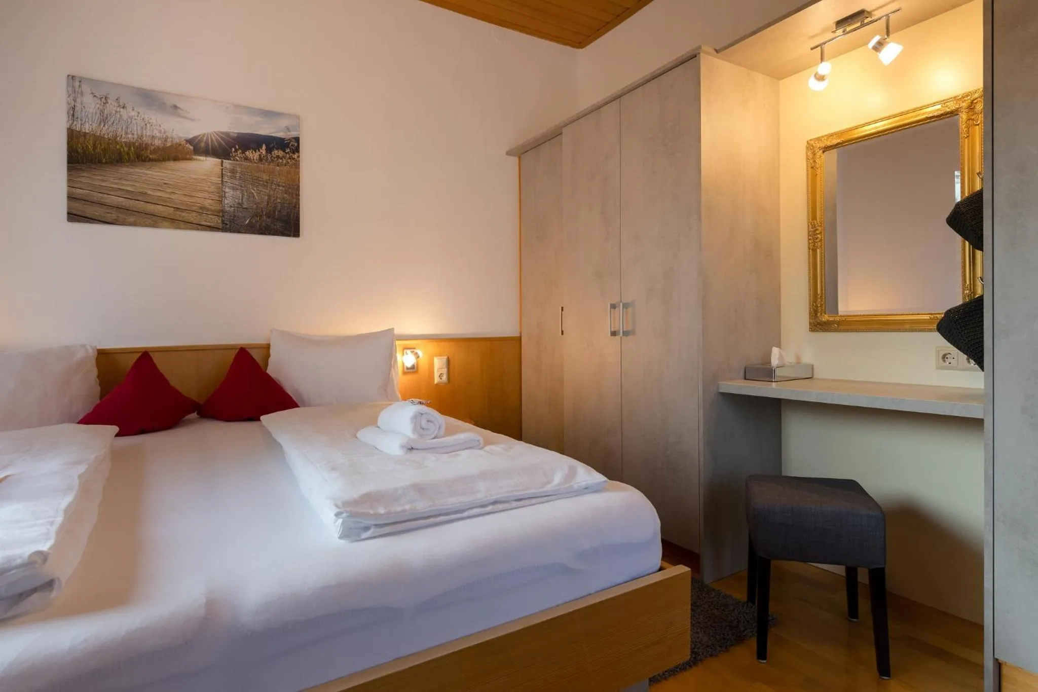 Bedroom, Bed in Villa Marienhof