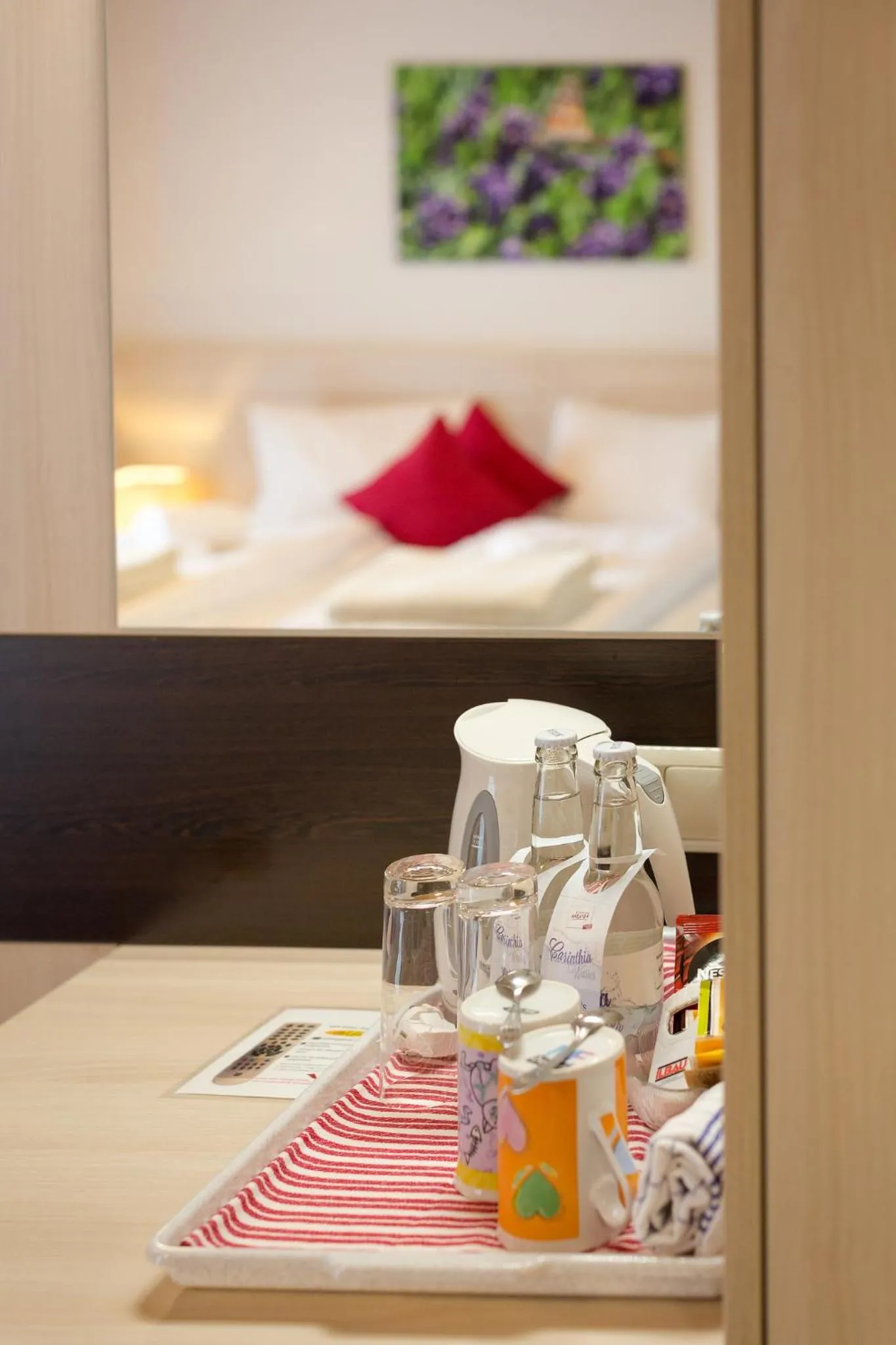 Coffee/tea facilities, Bed in Villa Marienhof