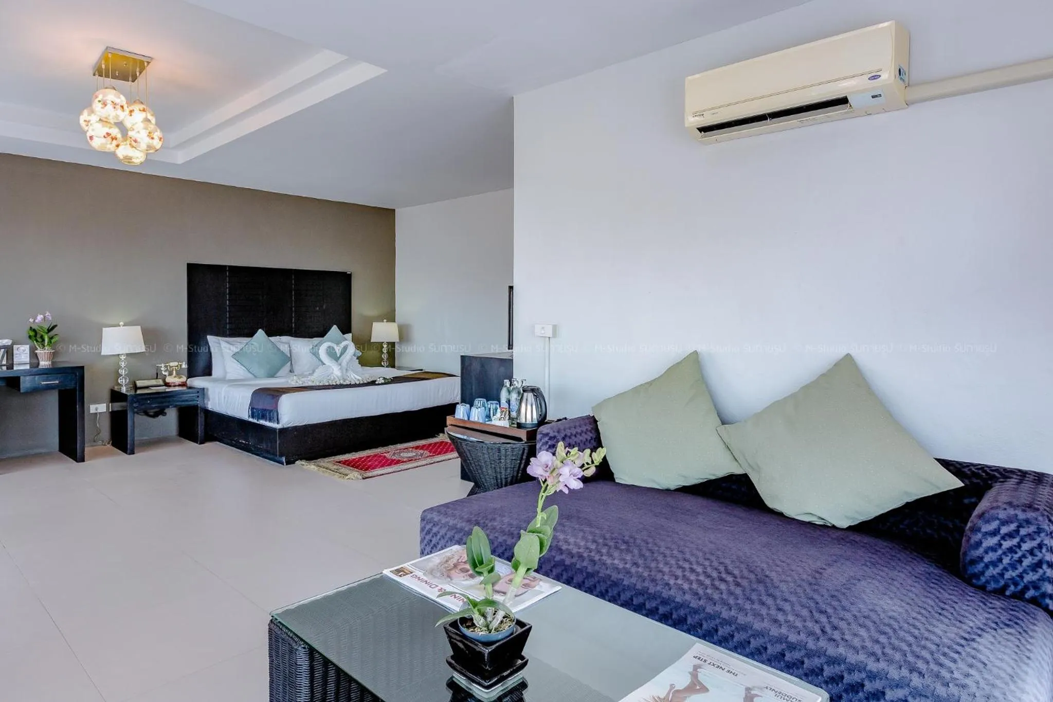 Bed in Samaya Wellness Resort