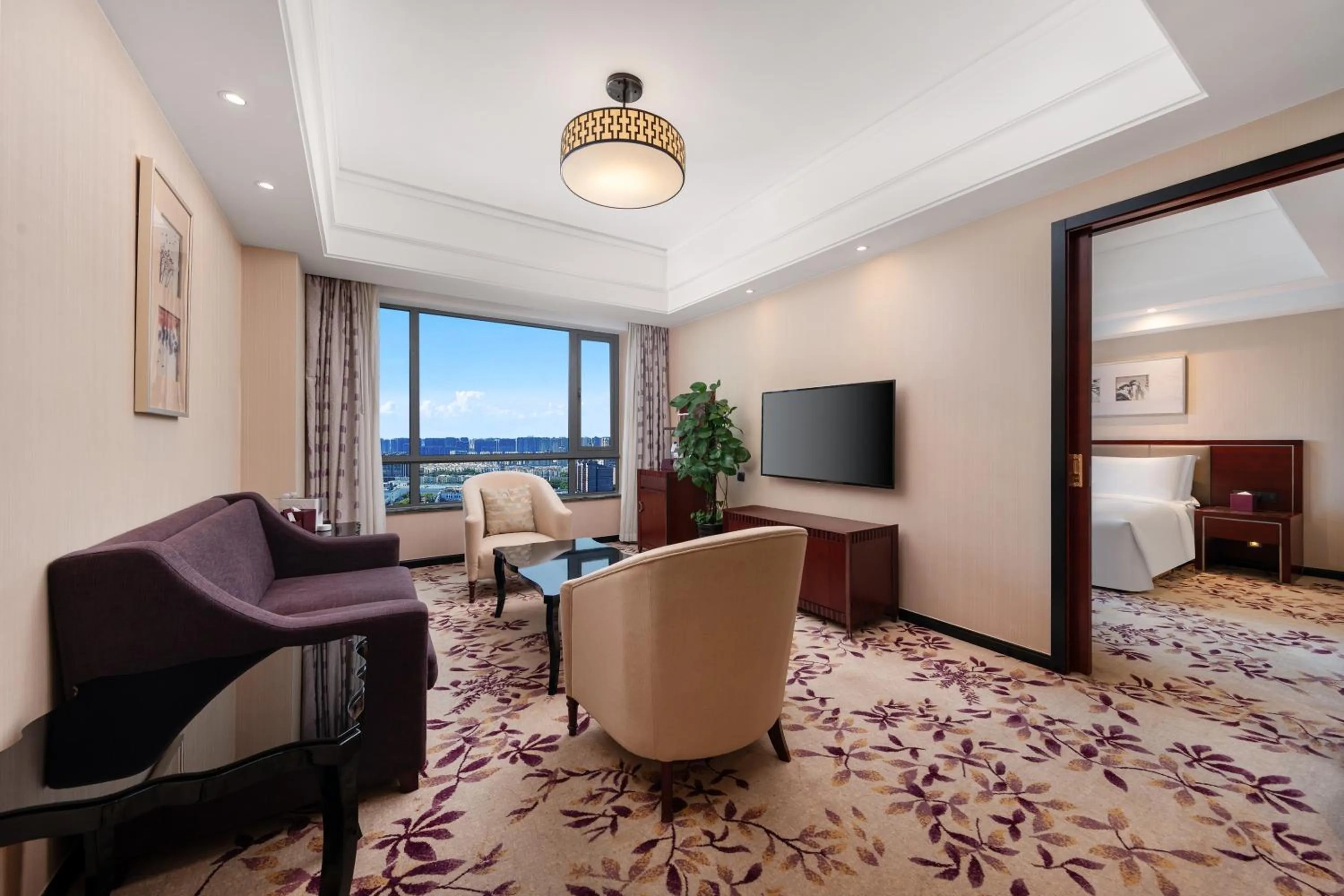 Living room in DoubleTree By Hilton Wuxi