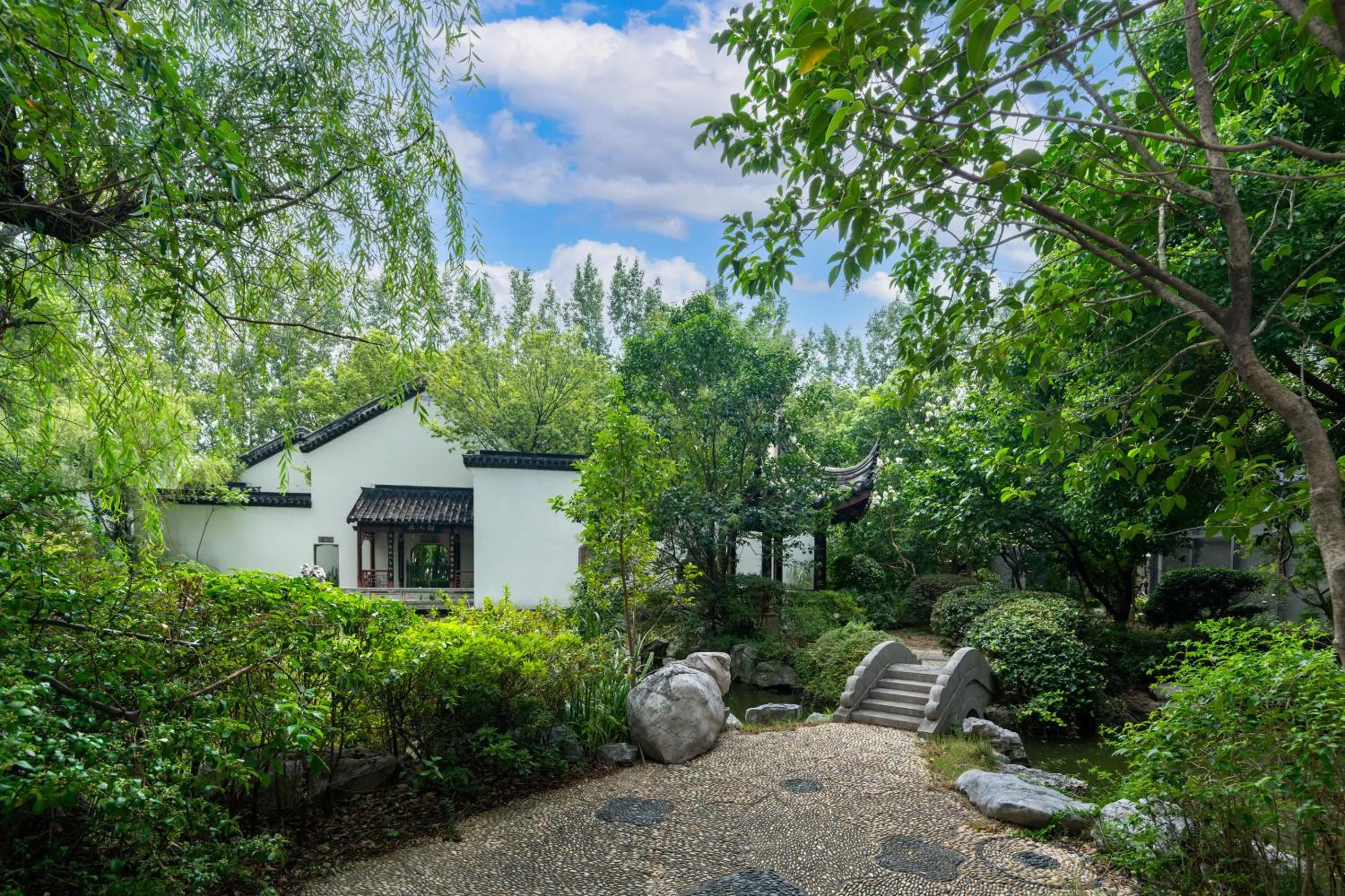 Garden view in DoubleTree By Hilton Wuxi