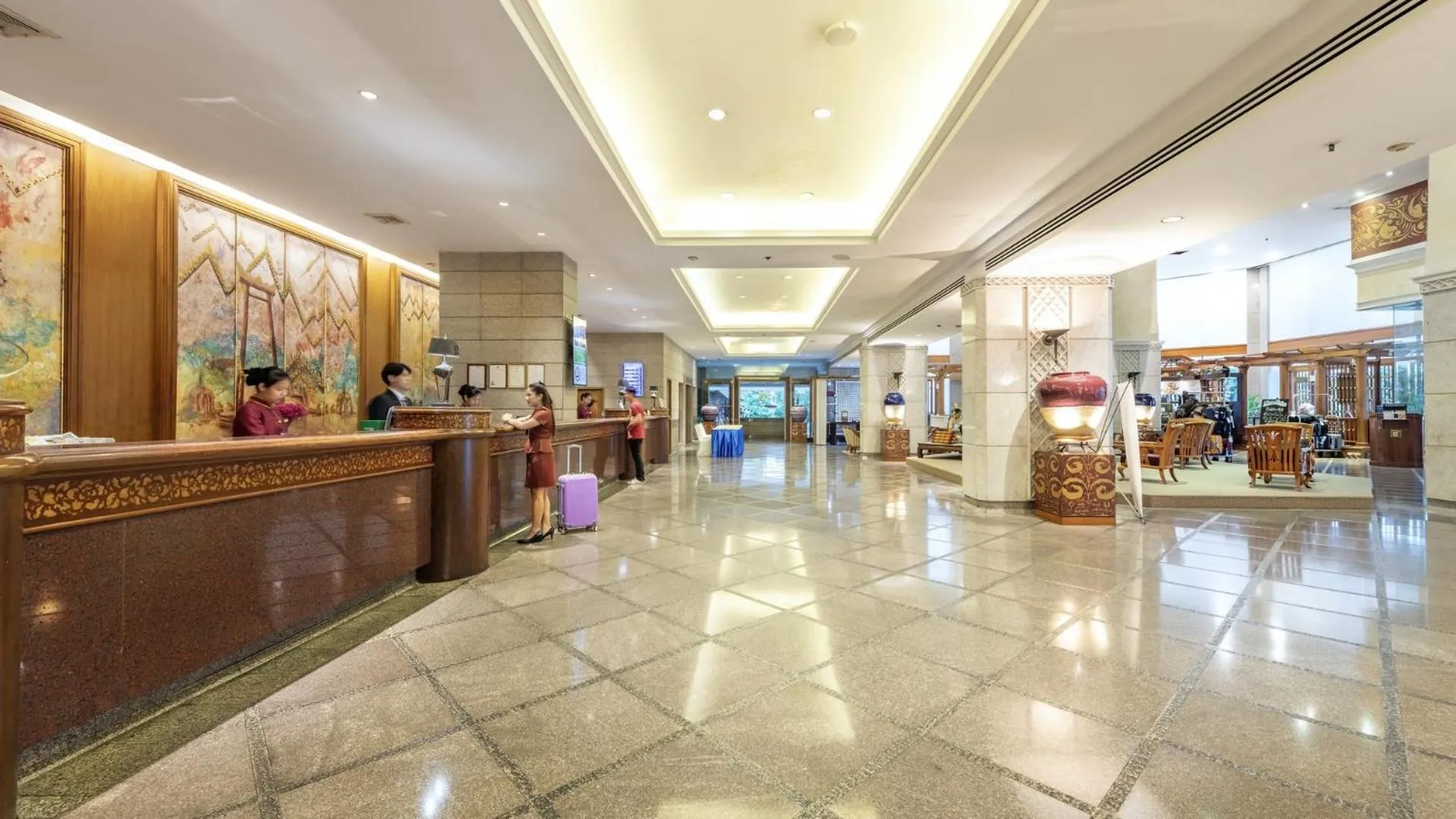 Lobby or reception, Lobby/Reception in Ramada by Wyndham Bangkok Chaophya Park