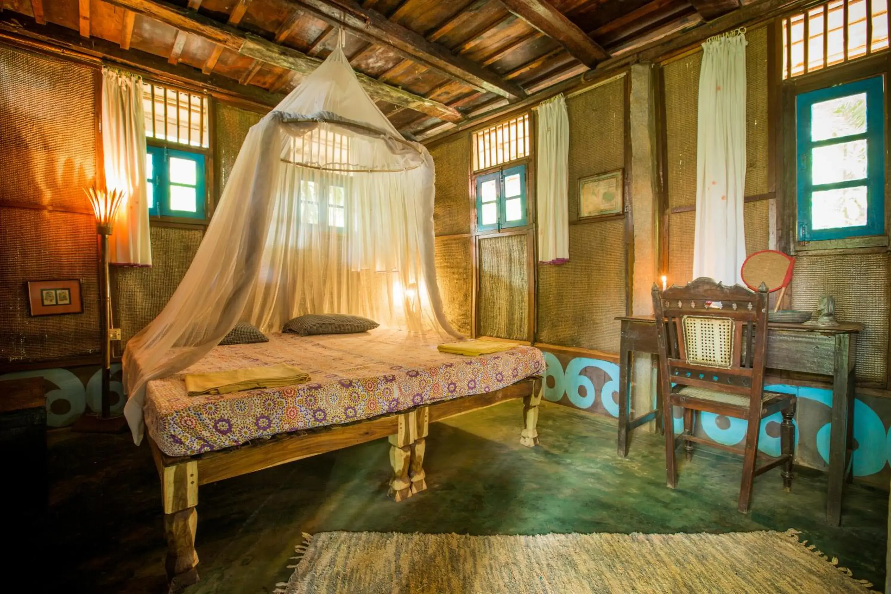 Bed in Bhakti Kutir Bed in Bhakti Kutir