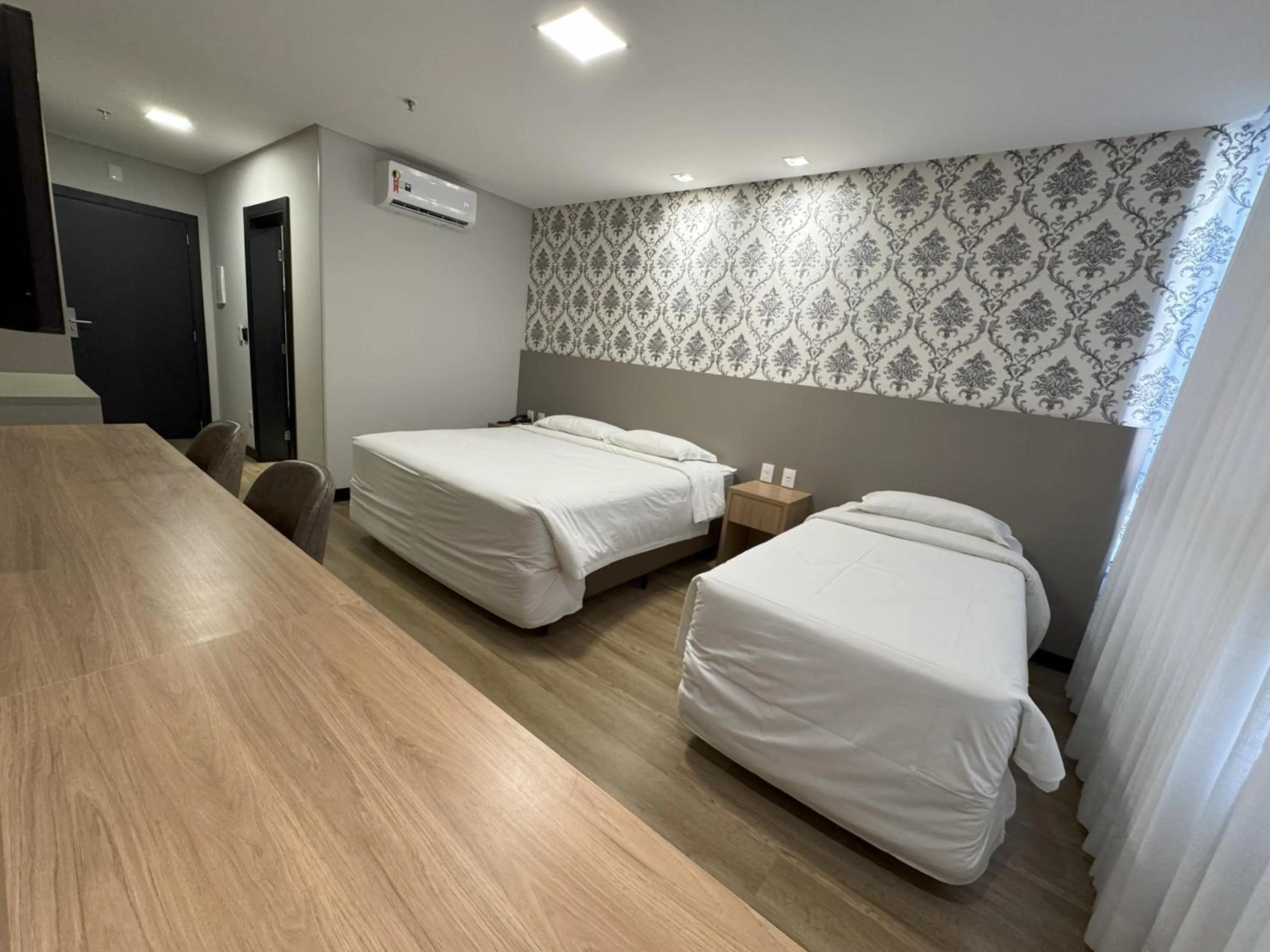 Bed in Hotel das Américas