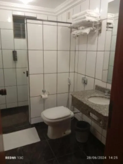 Bathroom in Hotel das Américas