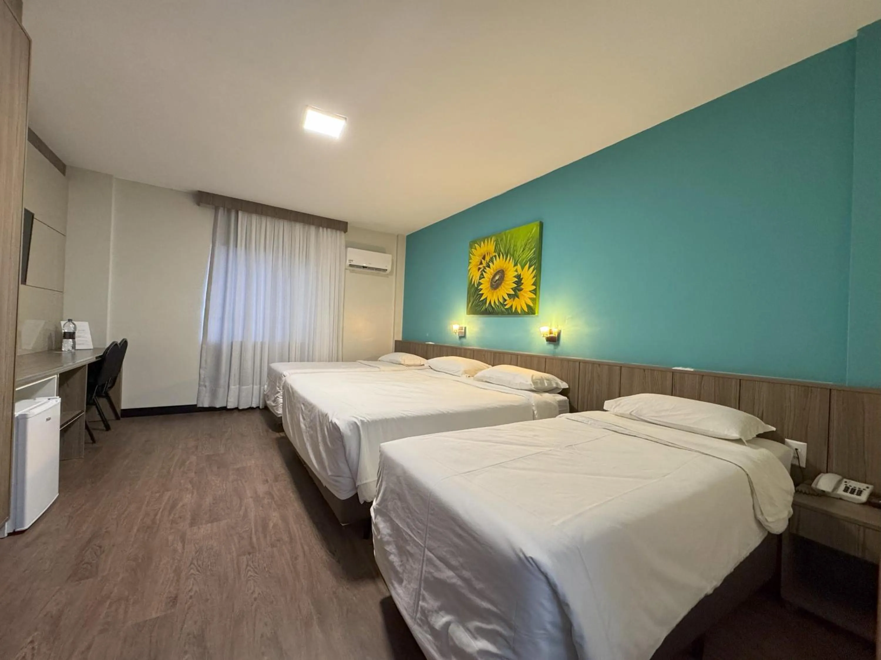 Bed in Hotel das Américas