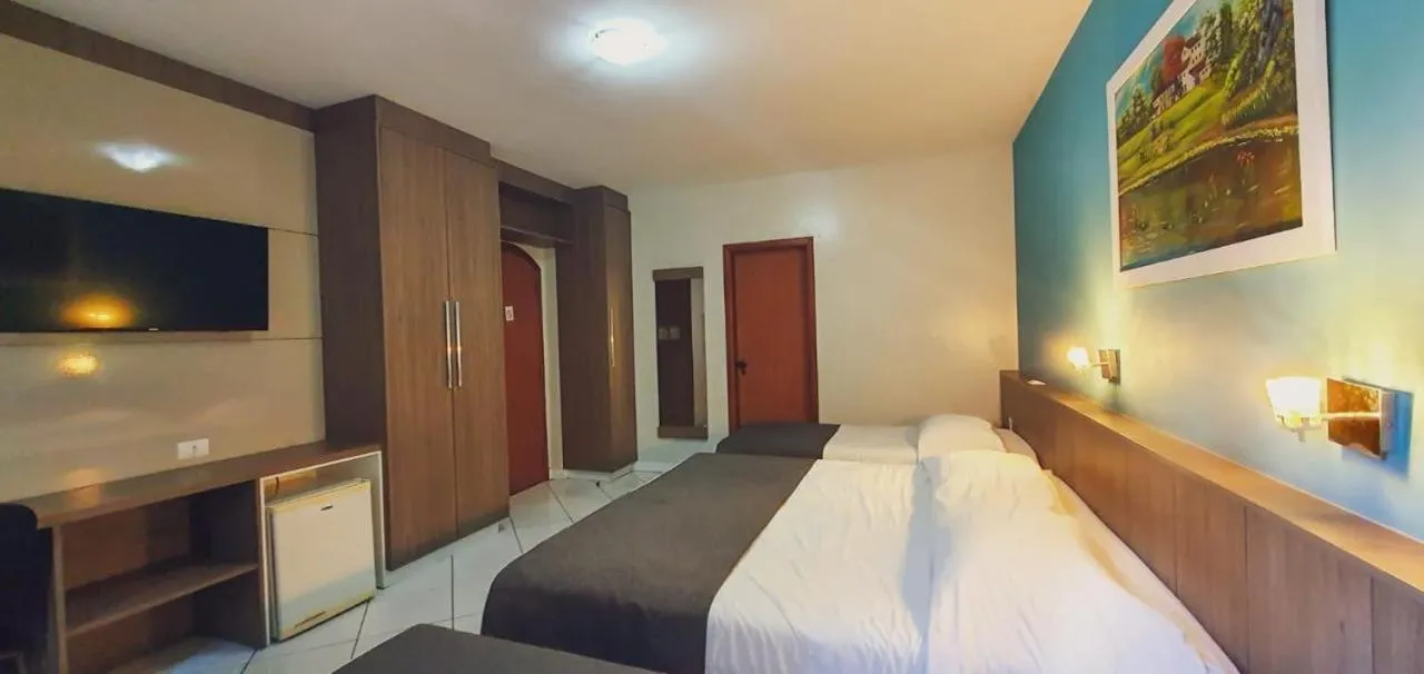 Bed in Hotel das Américas