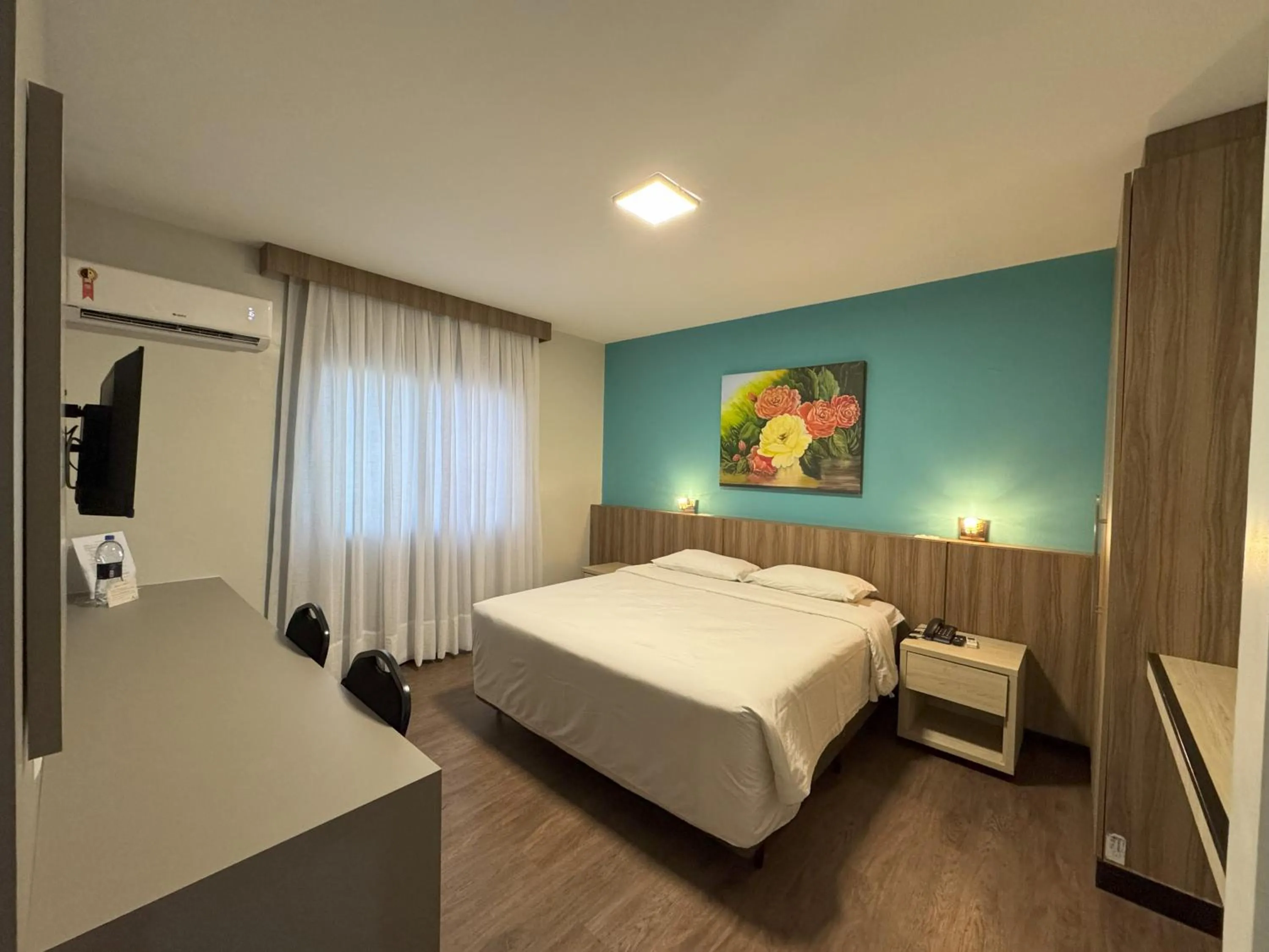 Bed in Hotel das Américas