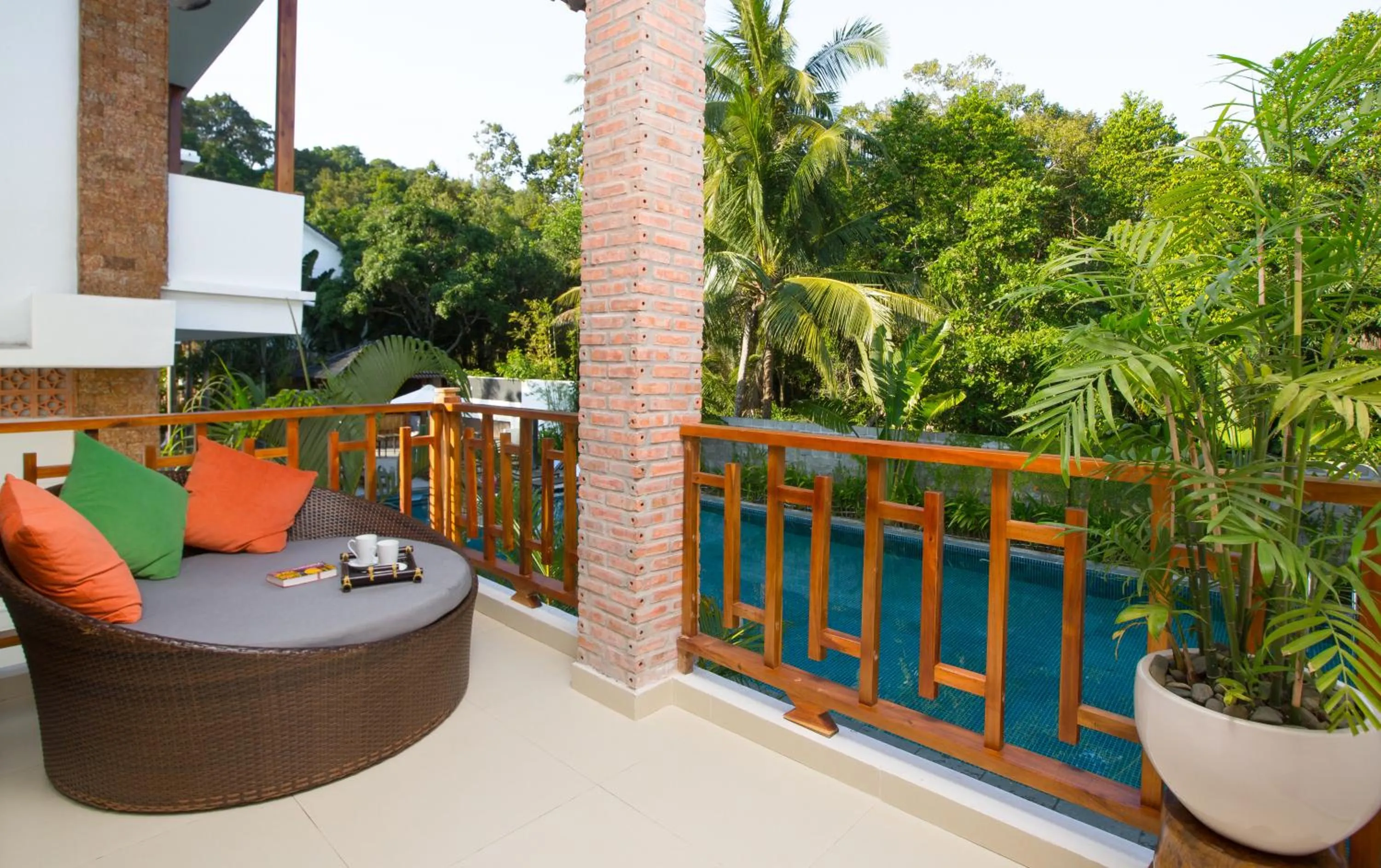 Balcony/Terrace in Nadine Phu Quoc Resort & Spa