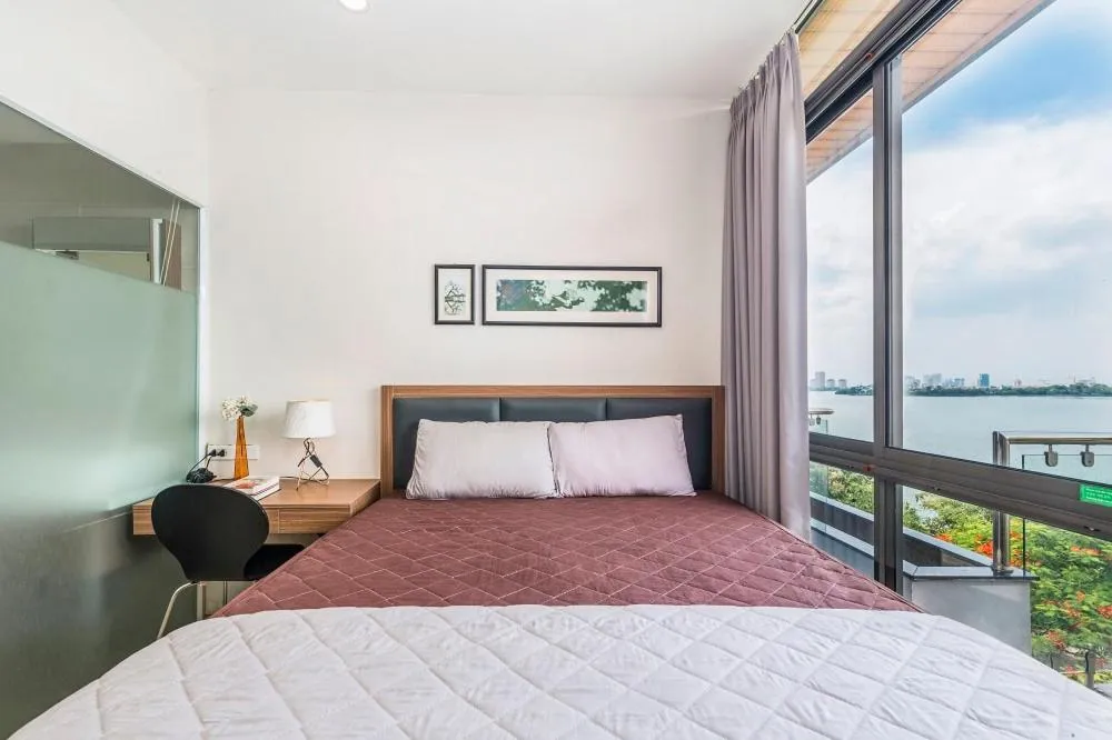 Bed in Lotus Inn West Lake