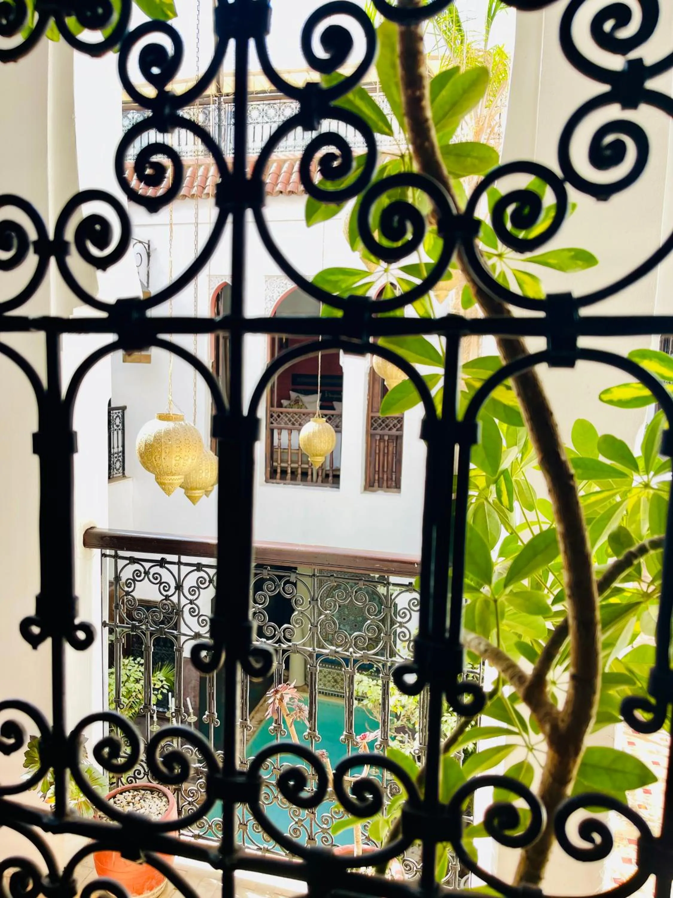 Patio in Riad La Porte Rouge By La Siredrah