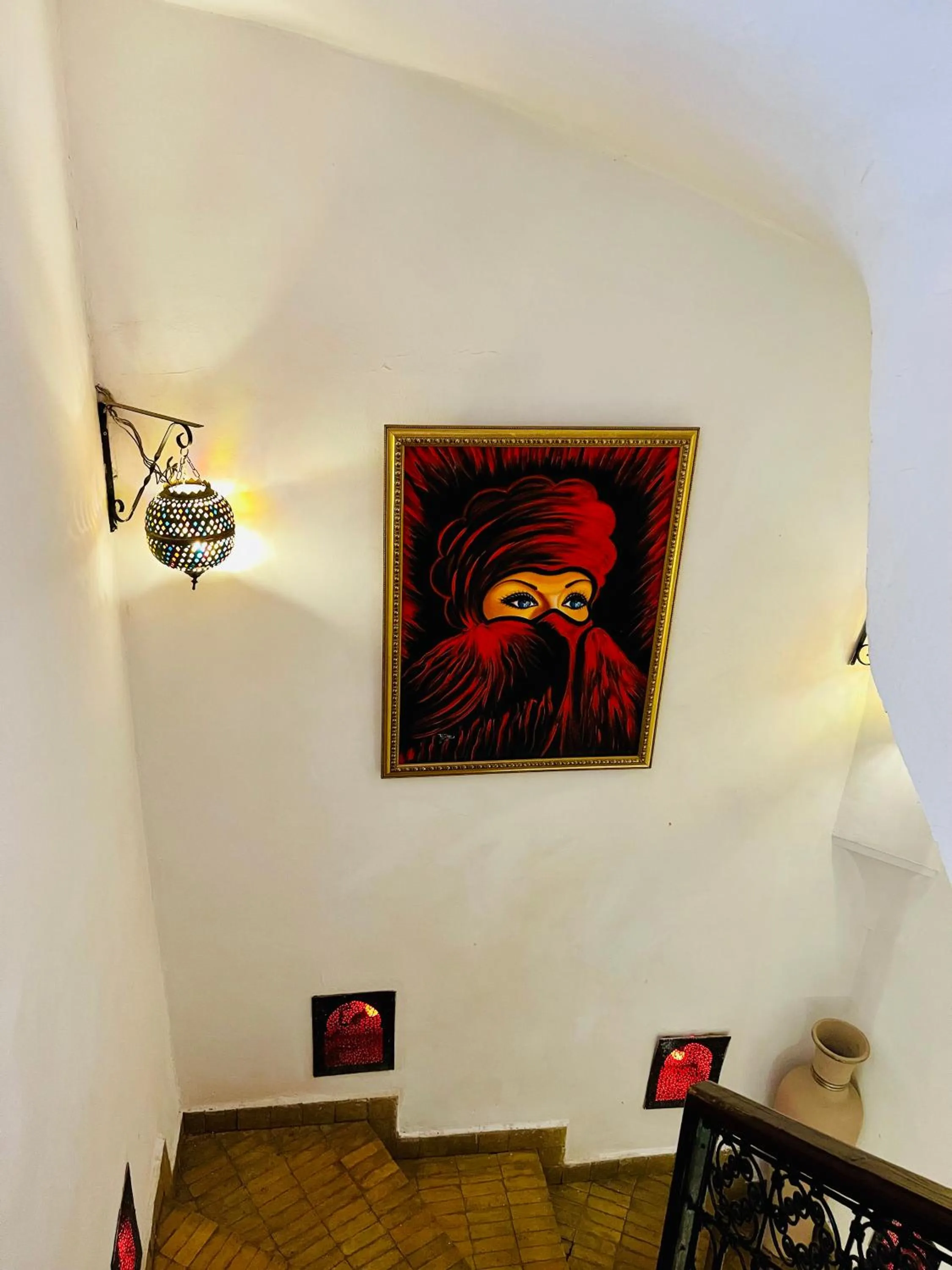 Decorative detail in Riad La Porte Rouge By La Siredrah