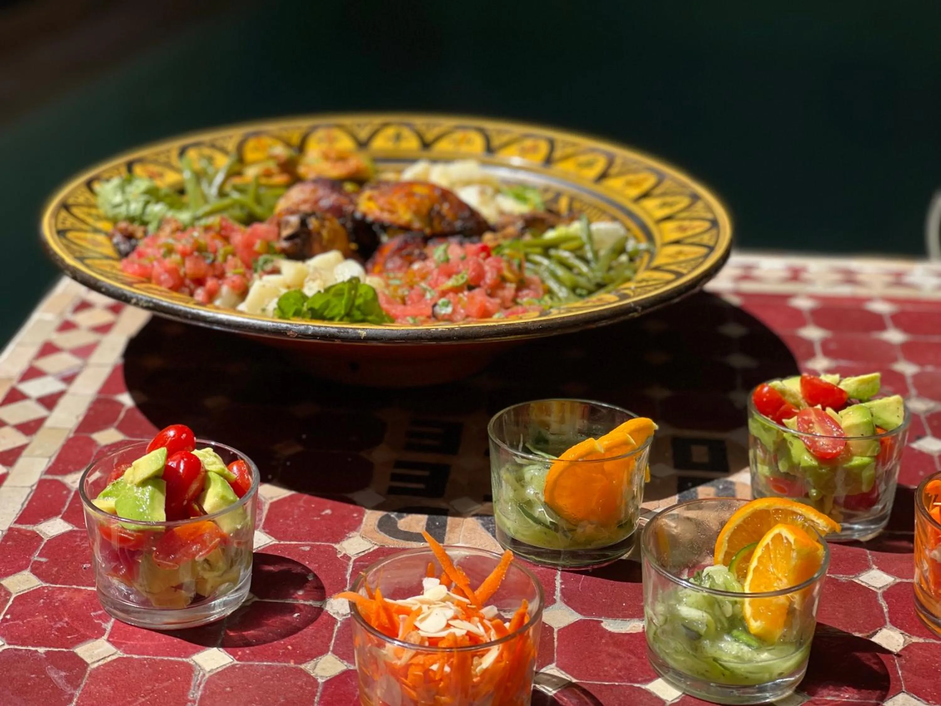 Food in Riad La Porte Rouge By La Siredrah