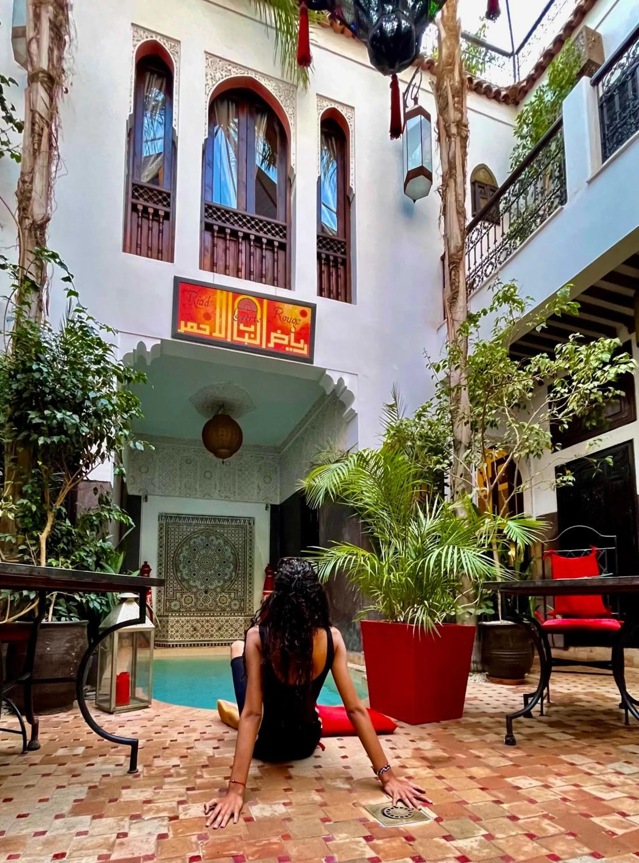 Swimming pool in Riad La Porte Rouge By La Siredrah