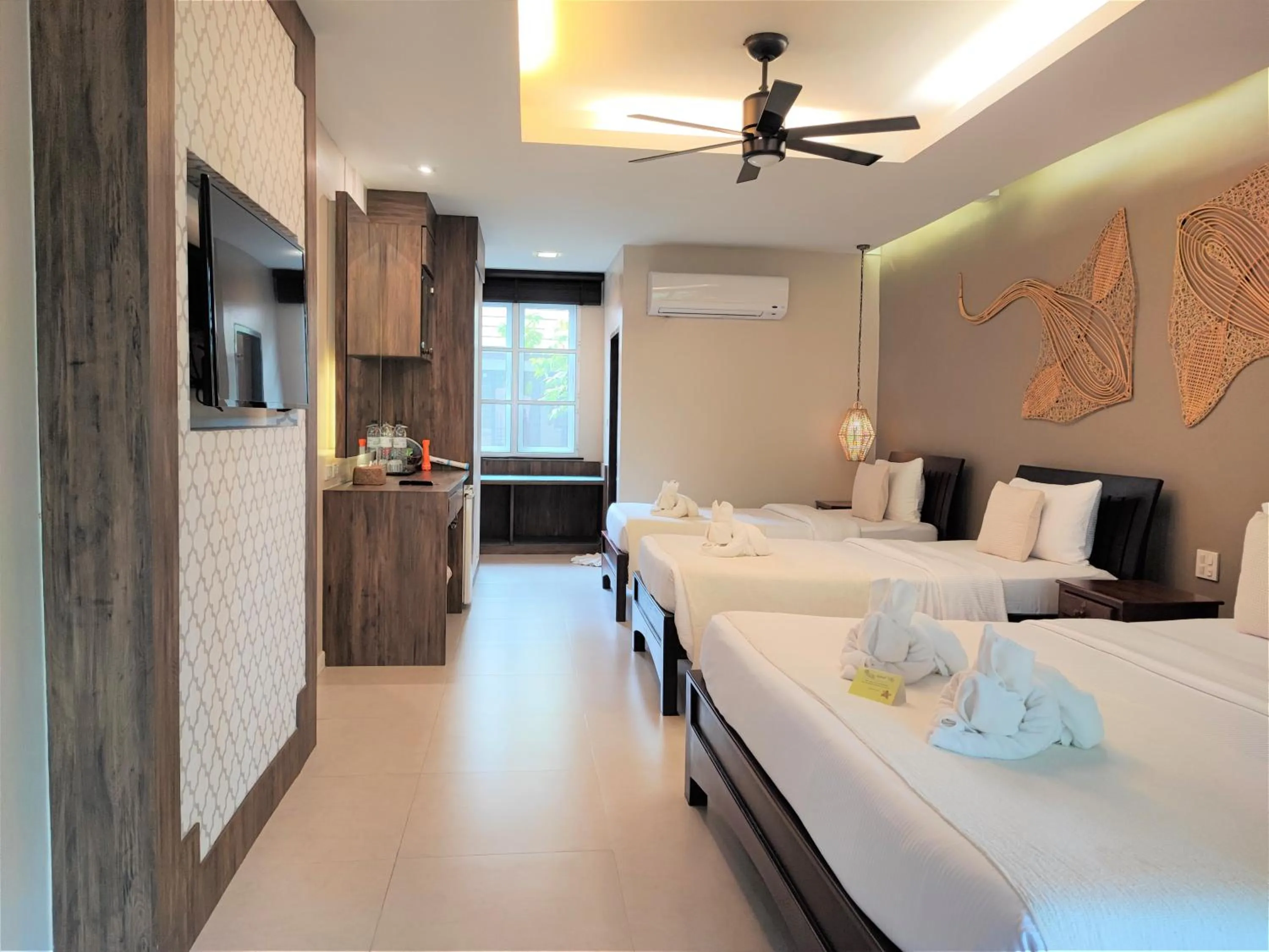 Bed in Samed Villa Resort