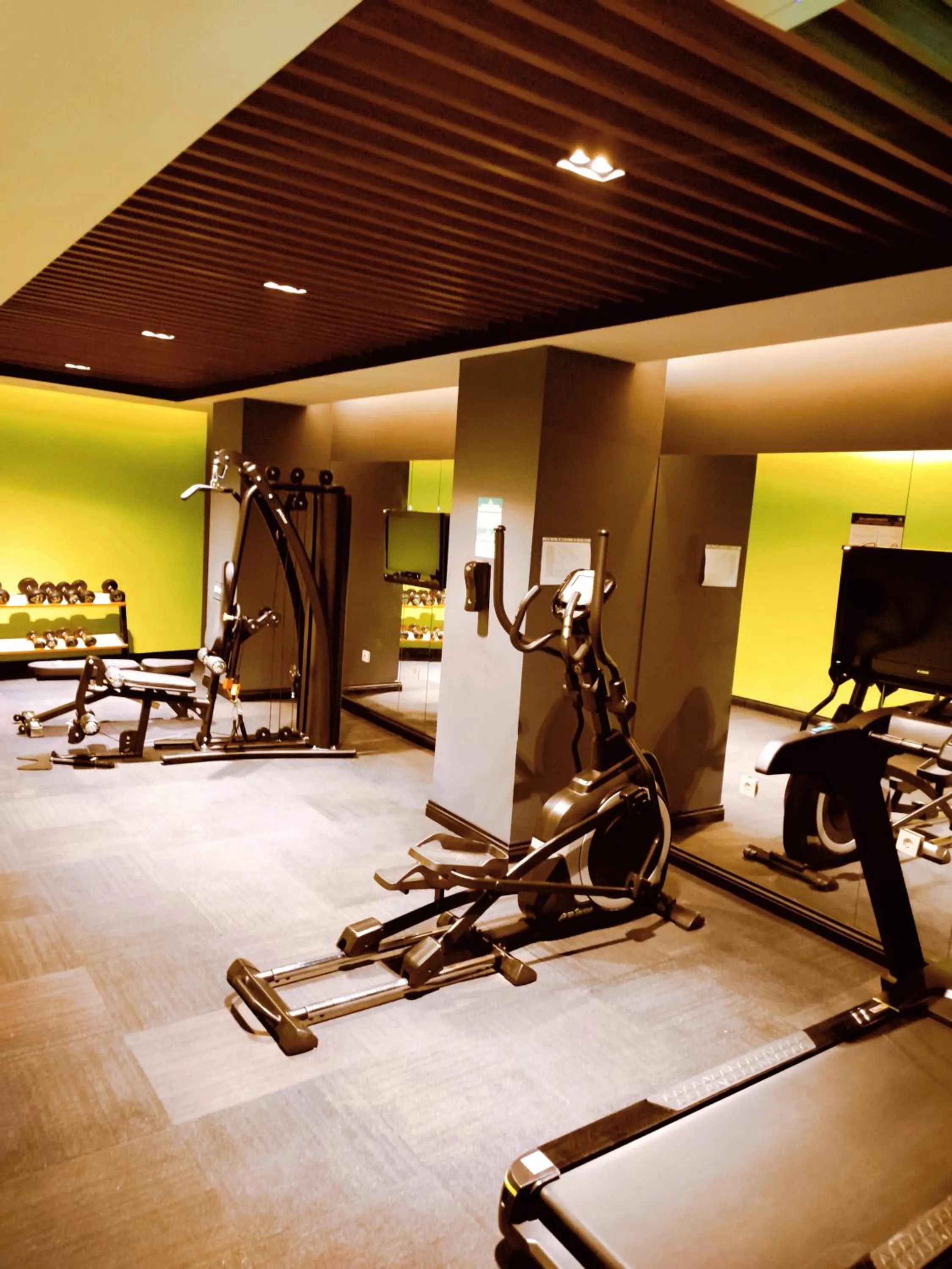 Fitness centre/facilities in Pasapark Karatay Hotel