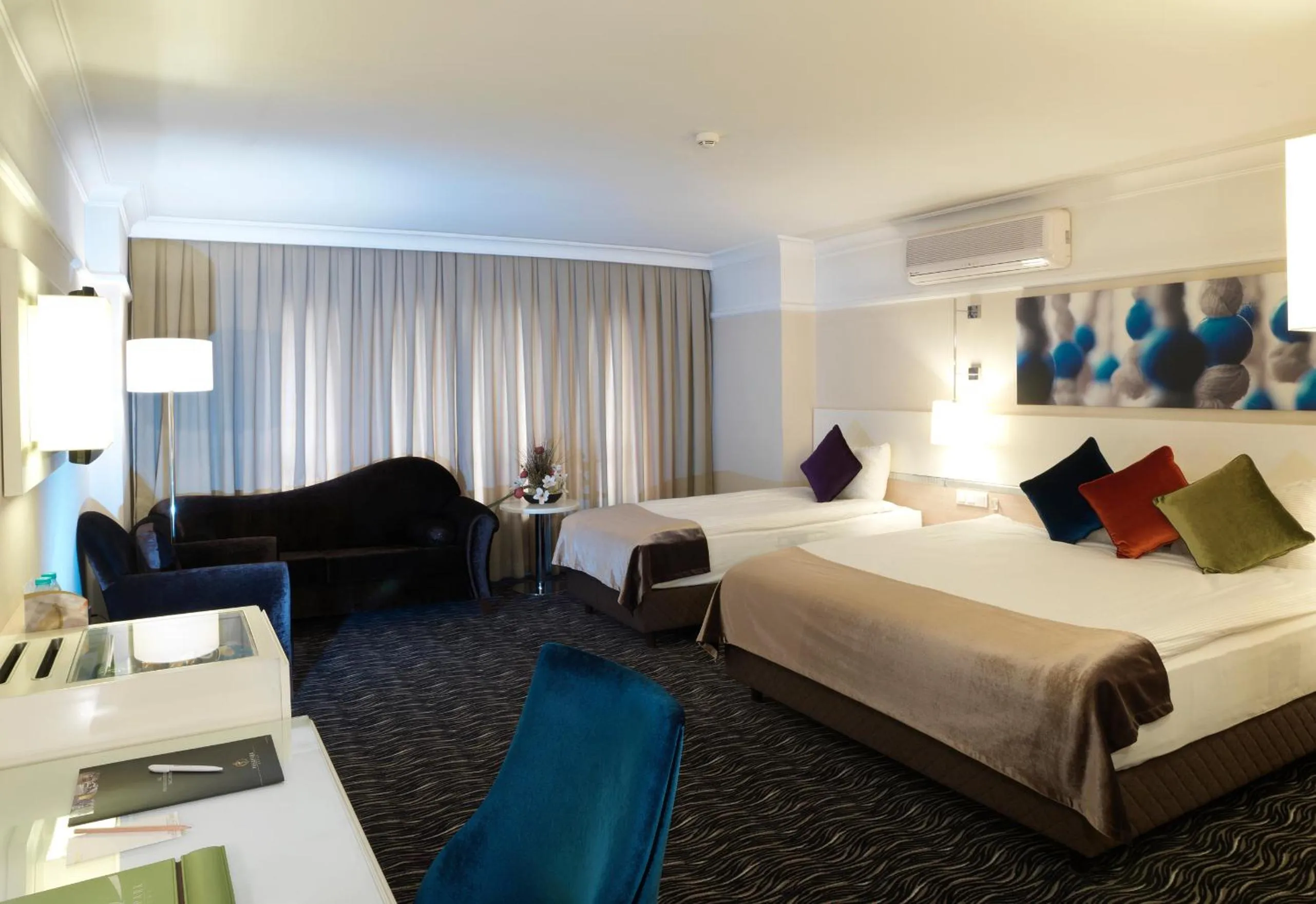 Bed in Pasapark Karatay Hotel