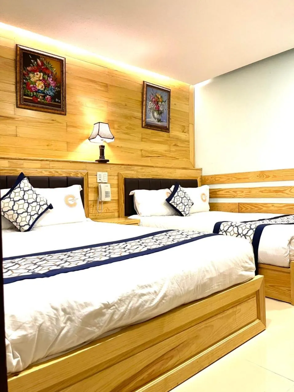 Bed in Hotel Phuong Nghi