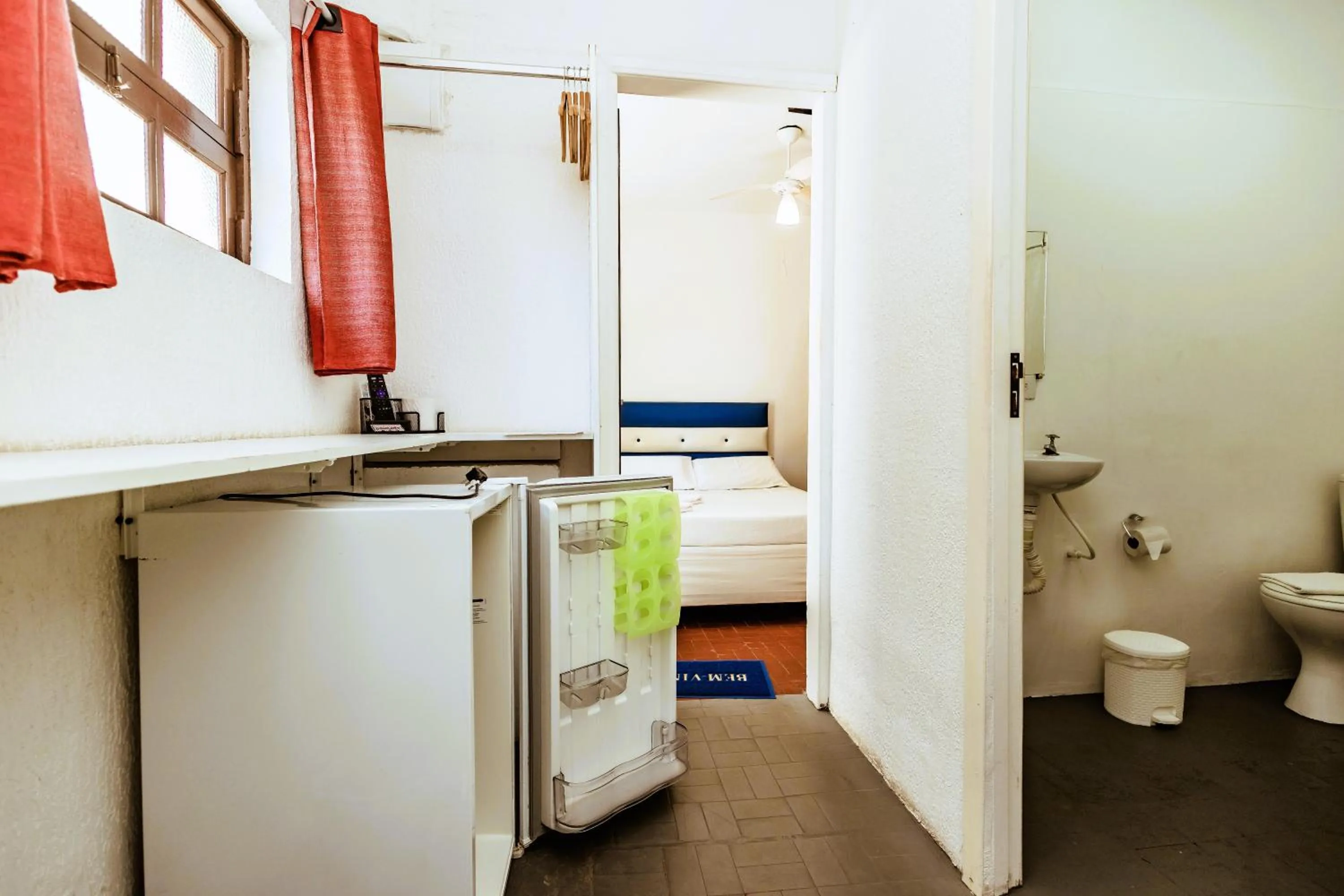 Bed in Pousada Peruibe 455