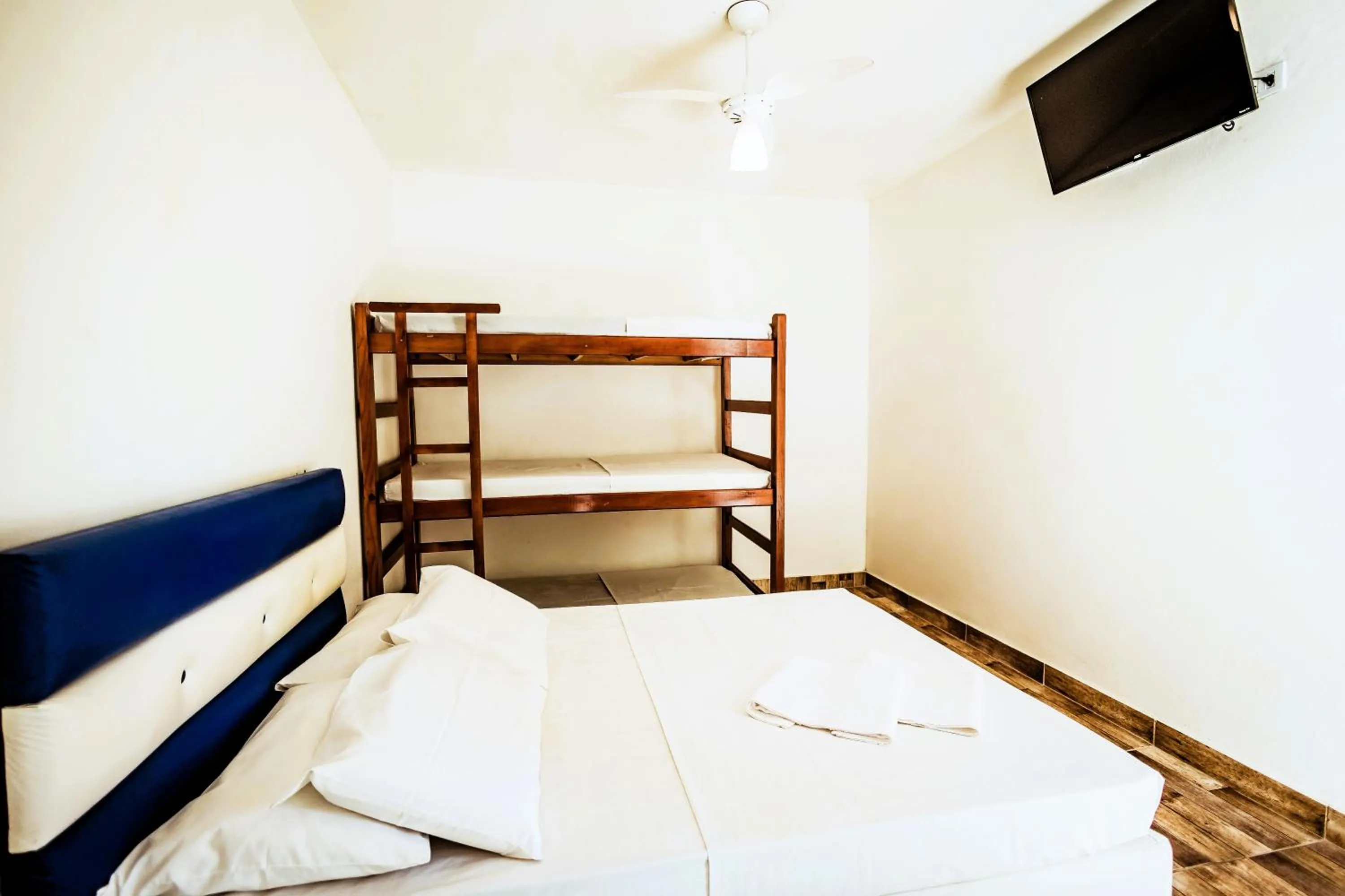 Bed in Pousada Peruibe 455