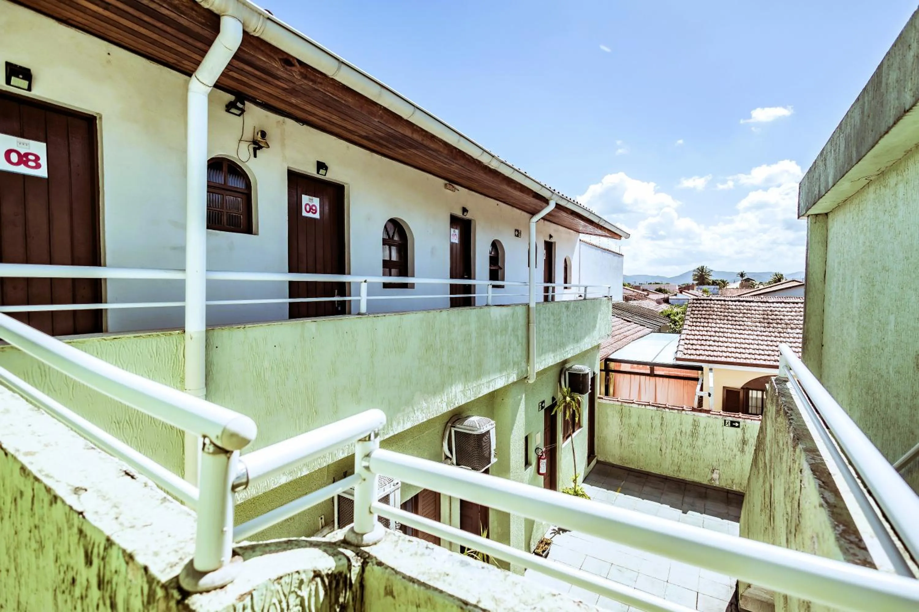 Balcony/Terrace in Pousada Peruibe 455