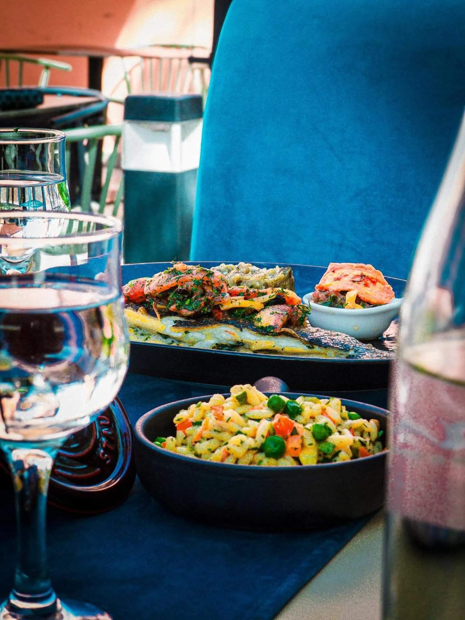 Restaurant/places to eat in Grand Mogador Menara & Spa