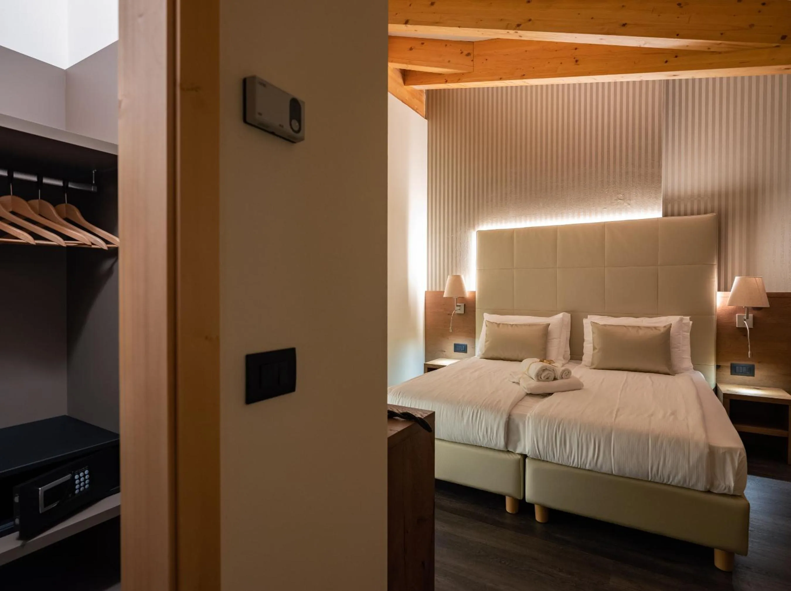 Bed in X Alp Hotel