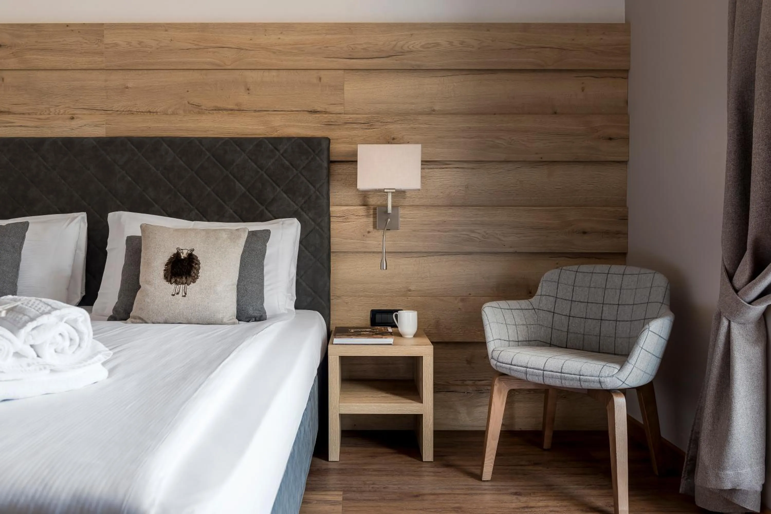 Photo of the whole room, Bed in X Alp Hotel