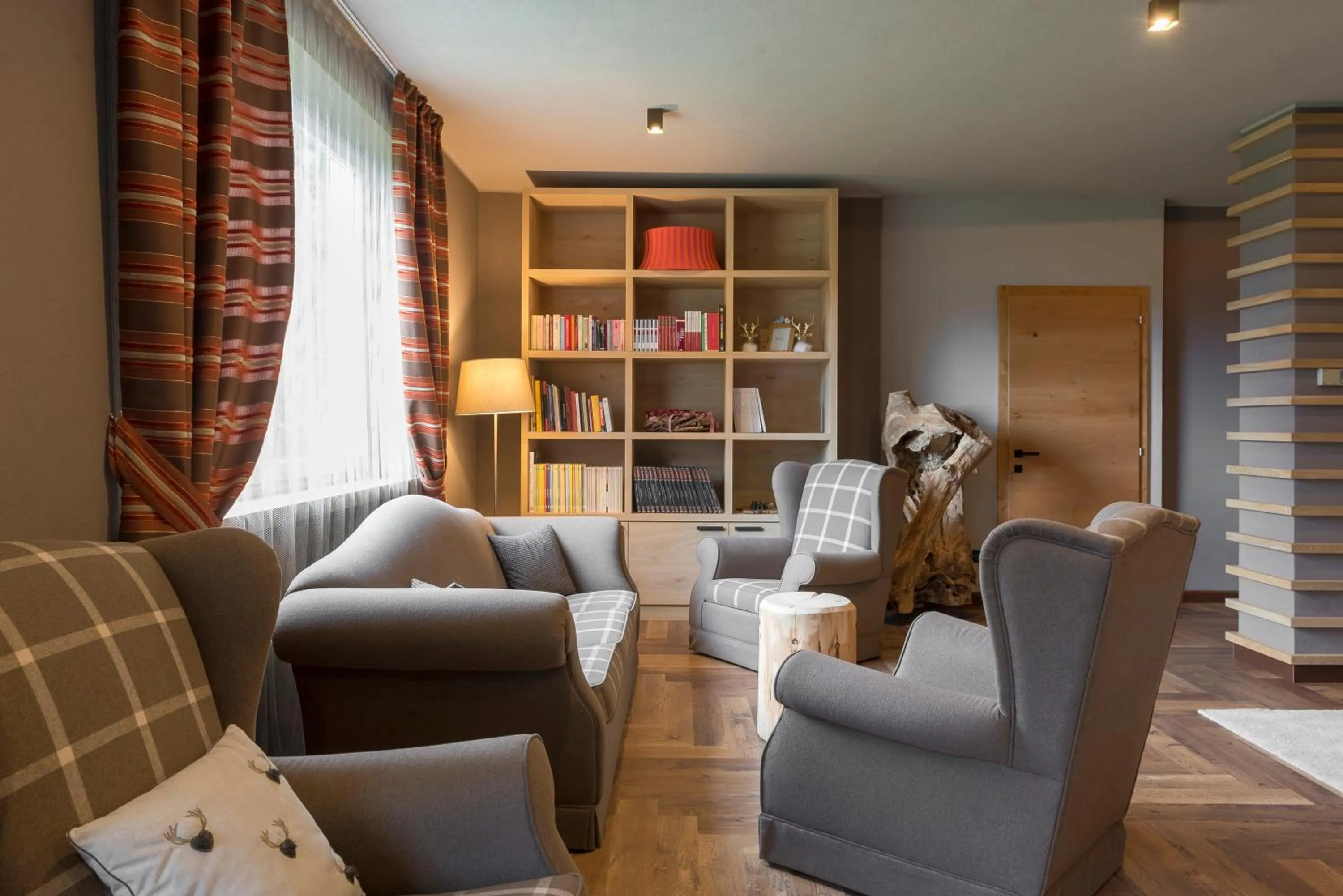 Living room in X Alp Hotel