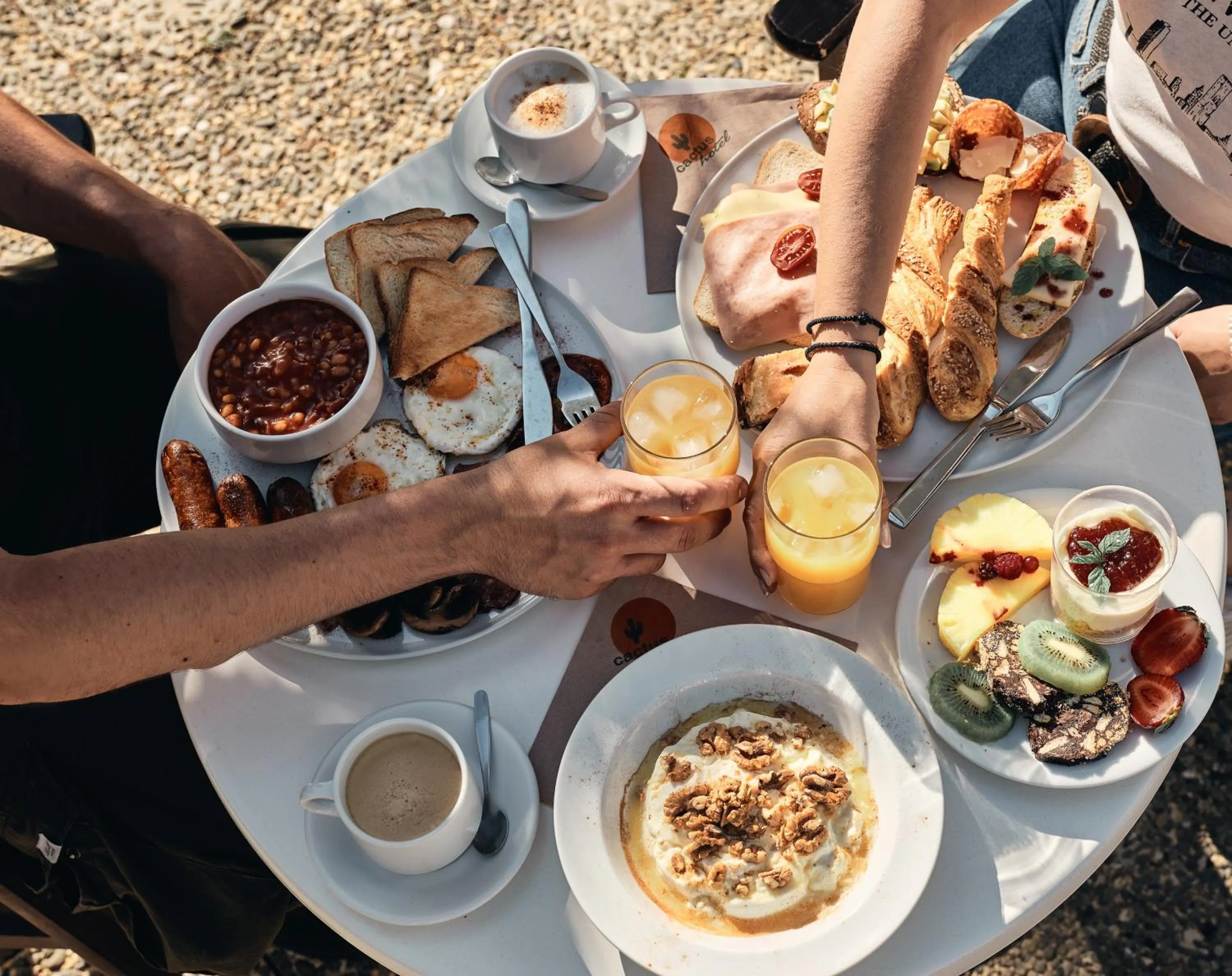 Breakfast in Cactus Hotel