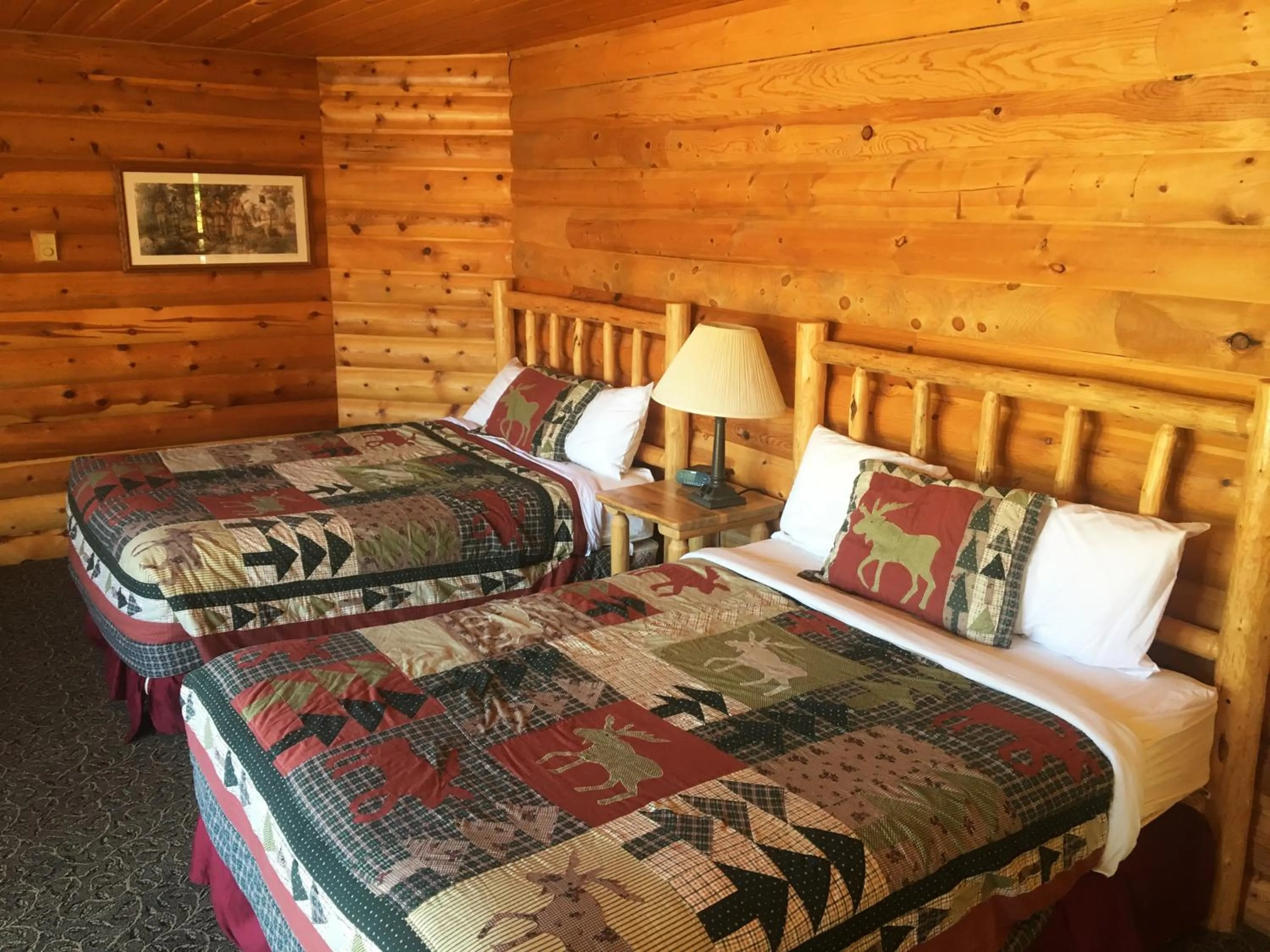 Photo of the whole room, Bed in The Lodge at Lolo Hot Springs
