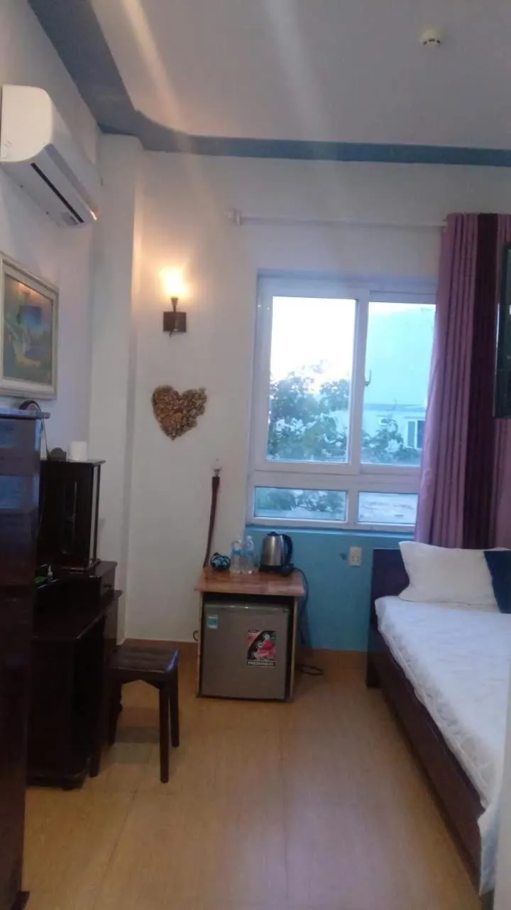 Bed in Thanh Tran Guesthouse Lý Sơn