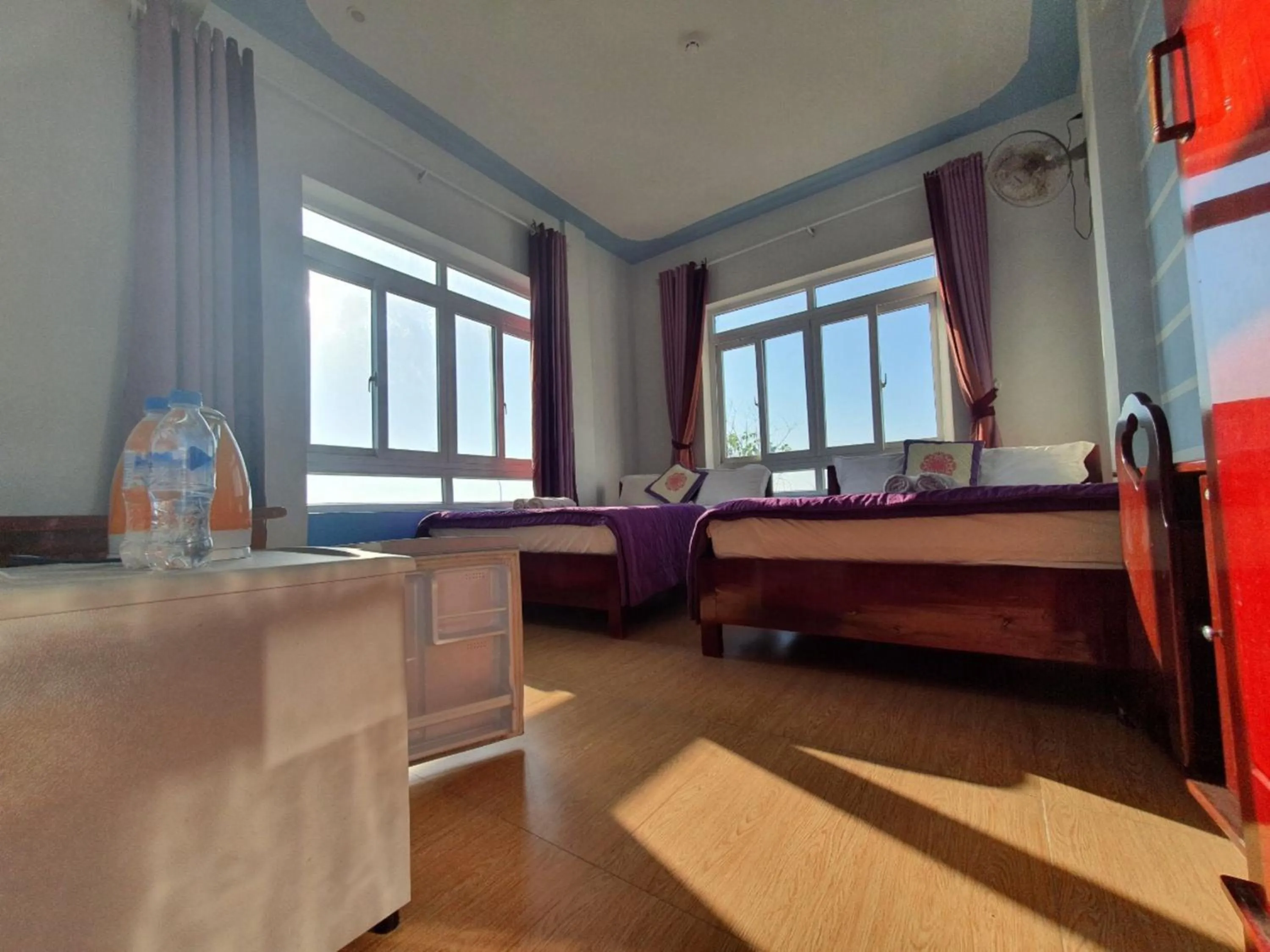 Bed in Thanh Tran Guesthouse Lý Sơn