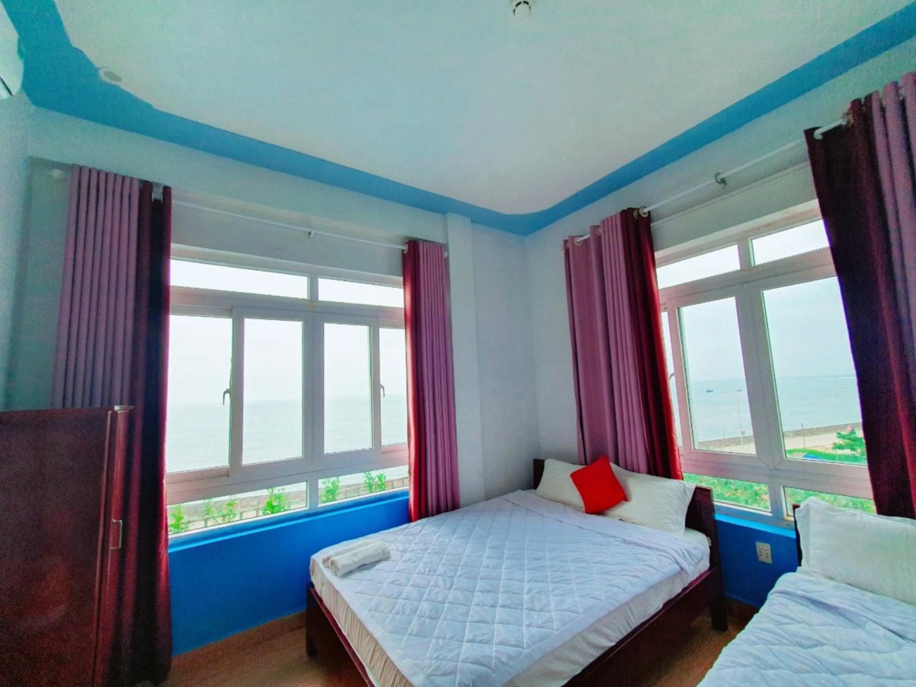 Bed in Thanh Tran Guesthouse Lý Sơn