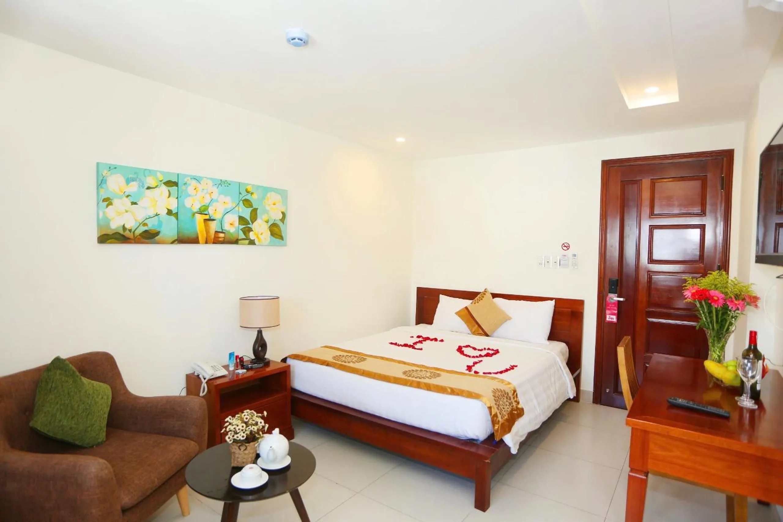 Bed in Son Tra Green Hotel & Apartment