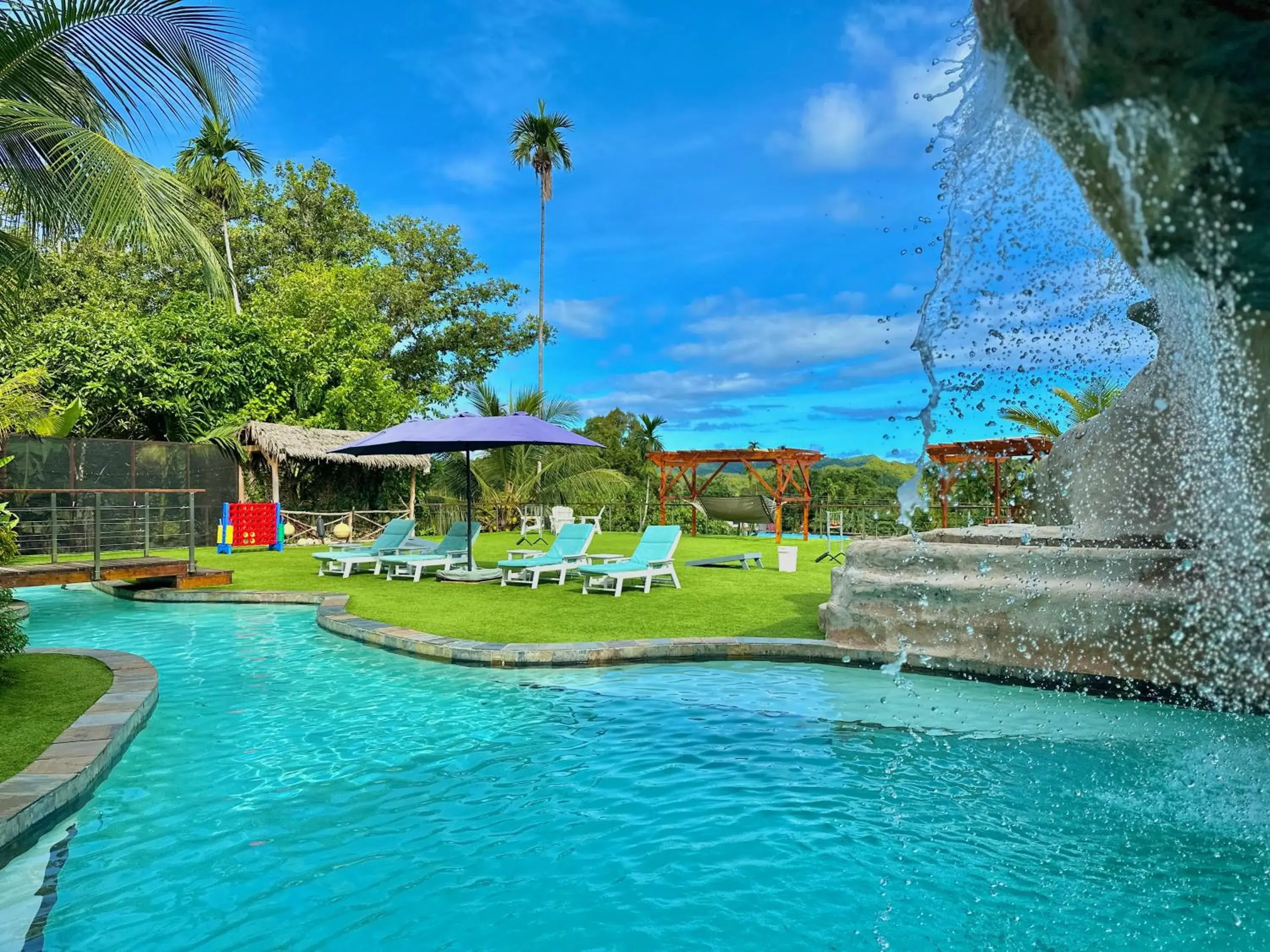 Swimming pool in Palau Central Hotel Swimming pool in Palau Central Hotel