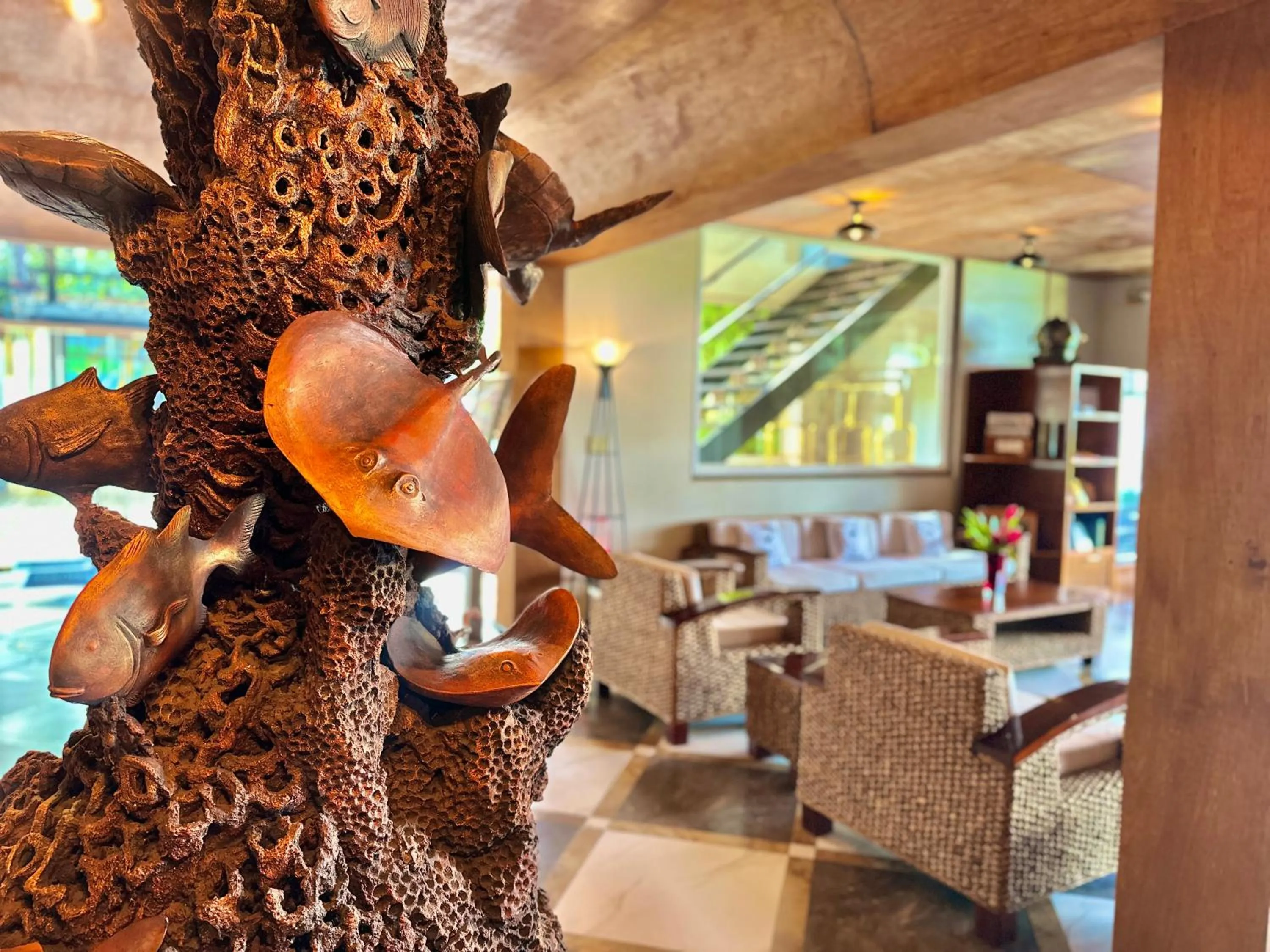 Lobby or reception in Palau Central Hotel