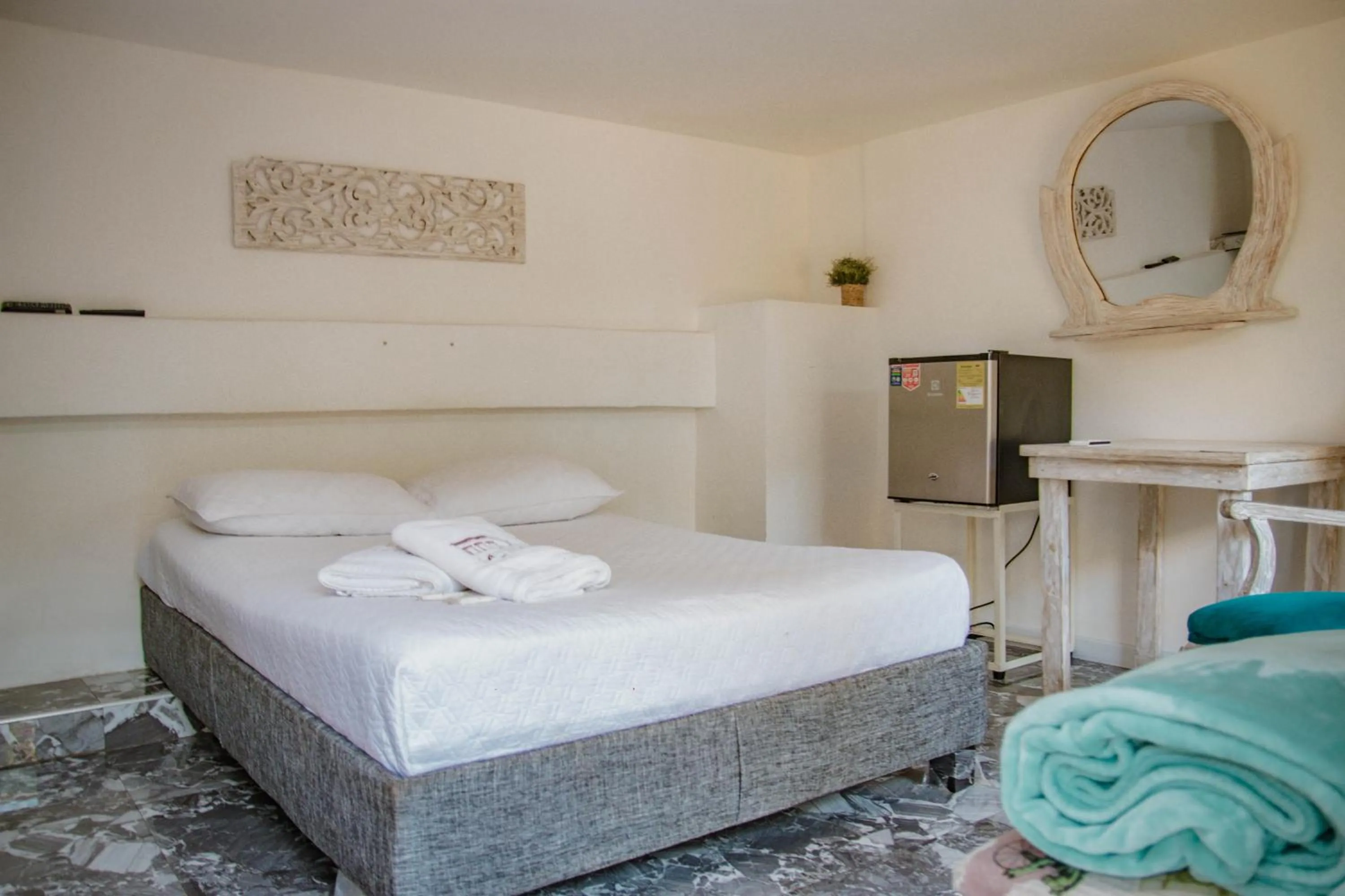 Bed in Hotel La Casona de Getsemani