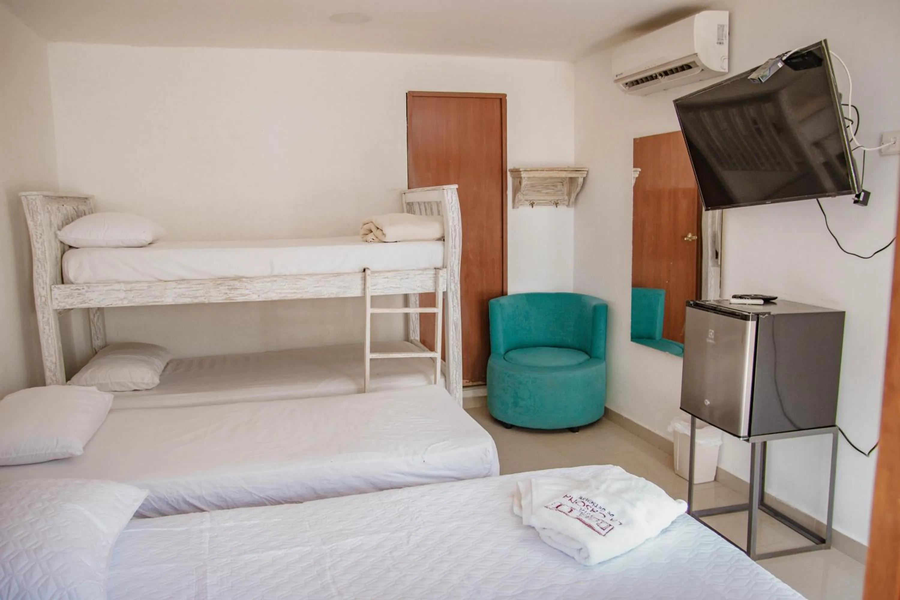 Bed in Hotel La Casona de Getsemani