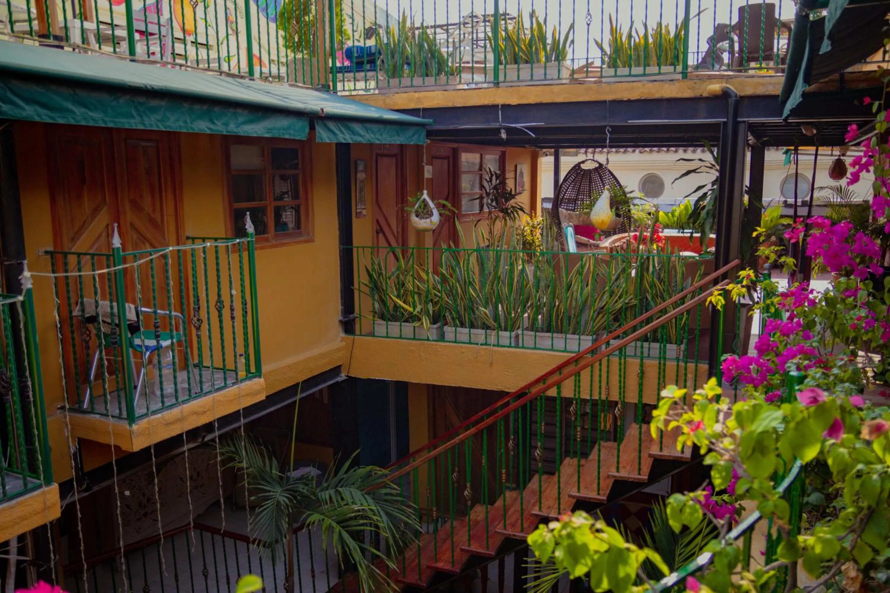 Garden in Hotel La Casona de Getsemani