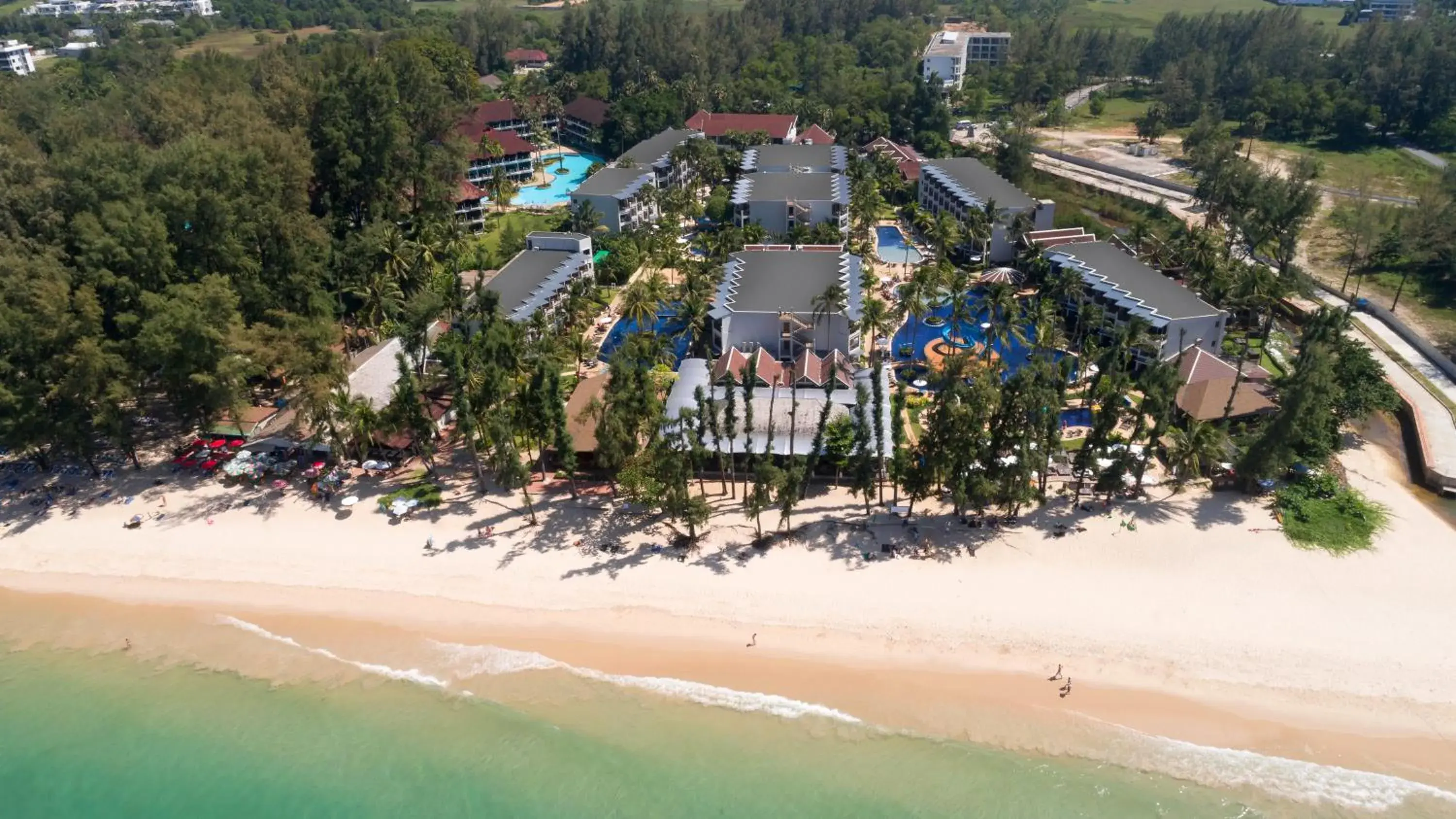 Bird's eye view in Sunwing Bangtao Beach Bird's eye view in Sunwing Bangtao Beach