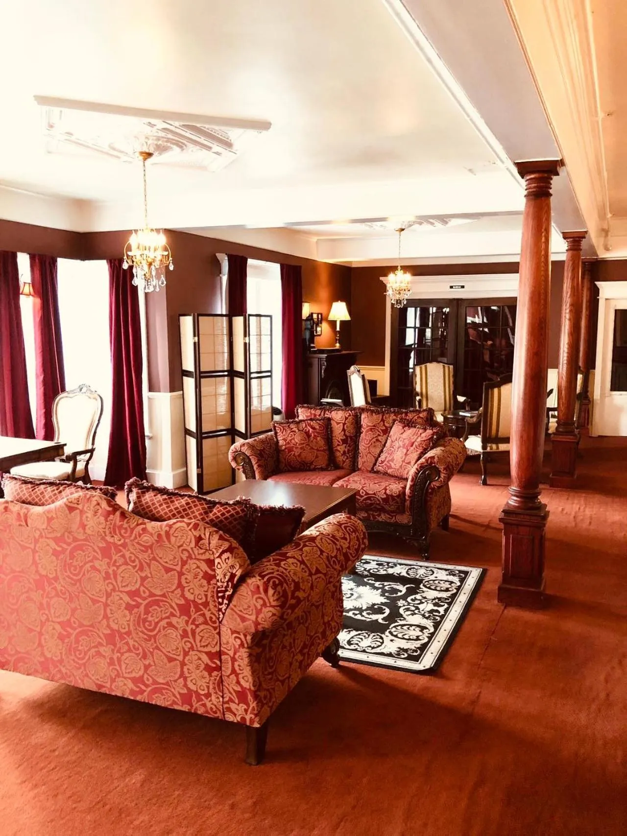 Lobby or reception in Le Chateau du Lac