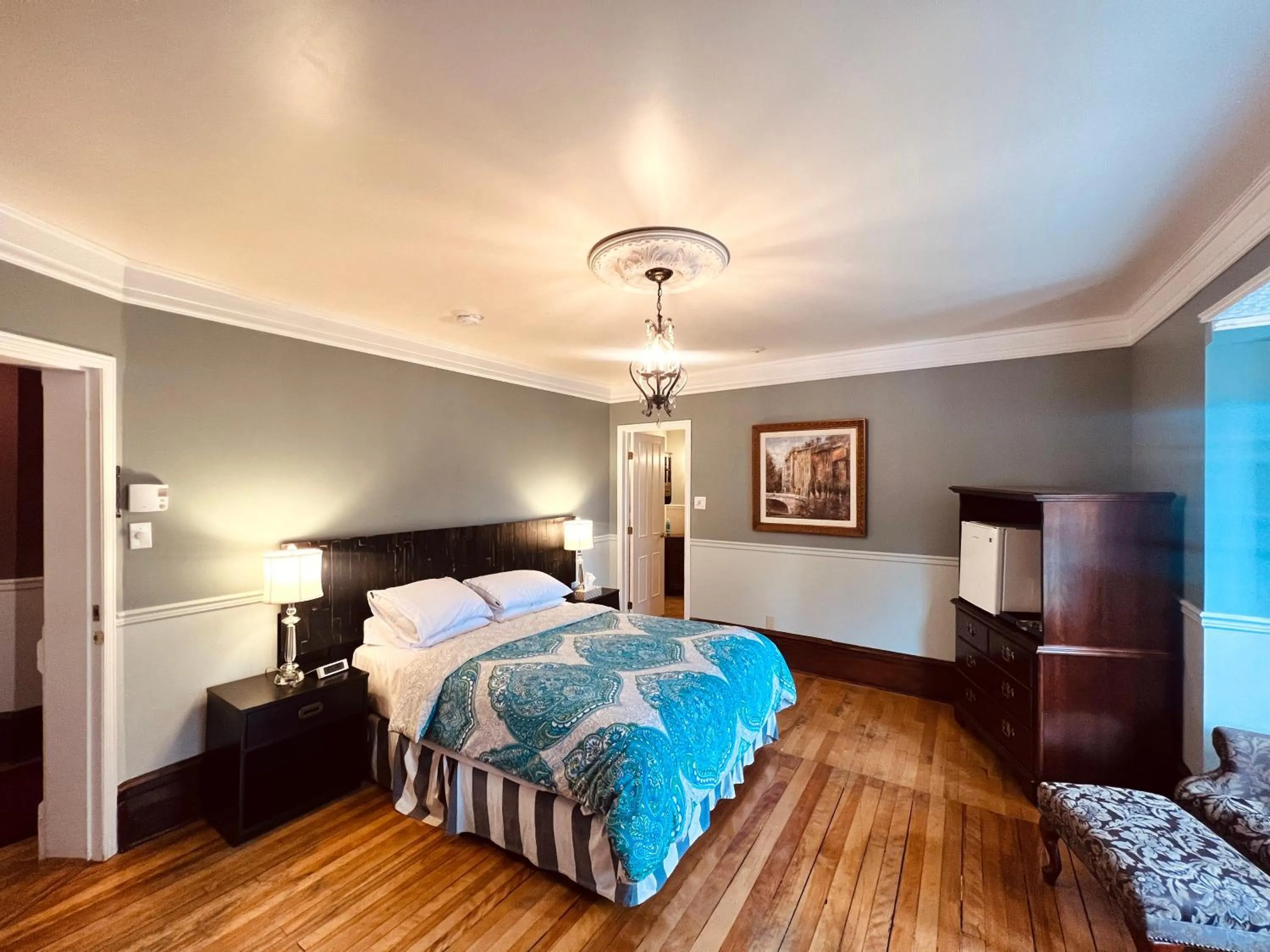 Bed in Le Chateau du Lac