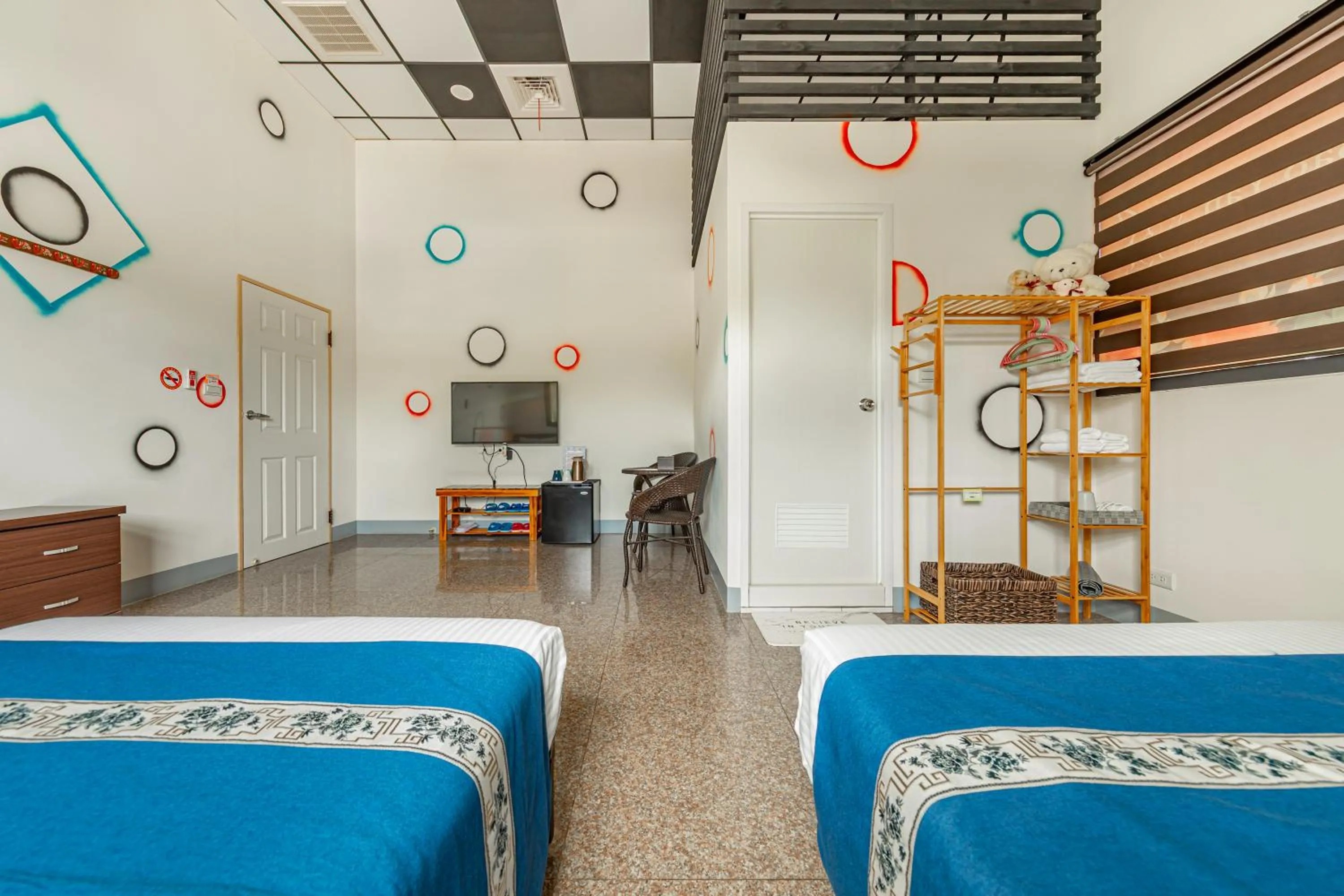 Bed in Sun Moon Lake Jinlongshan BnB